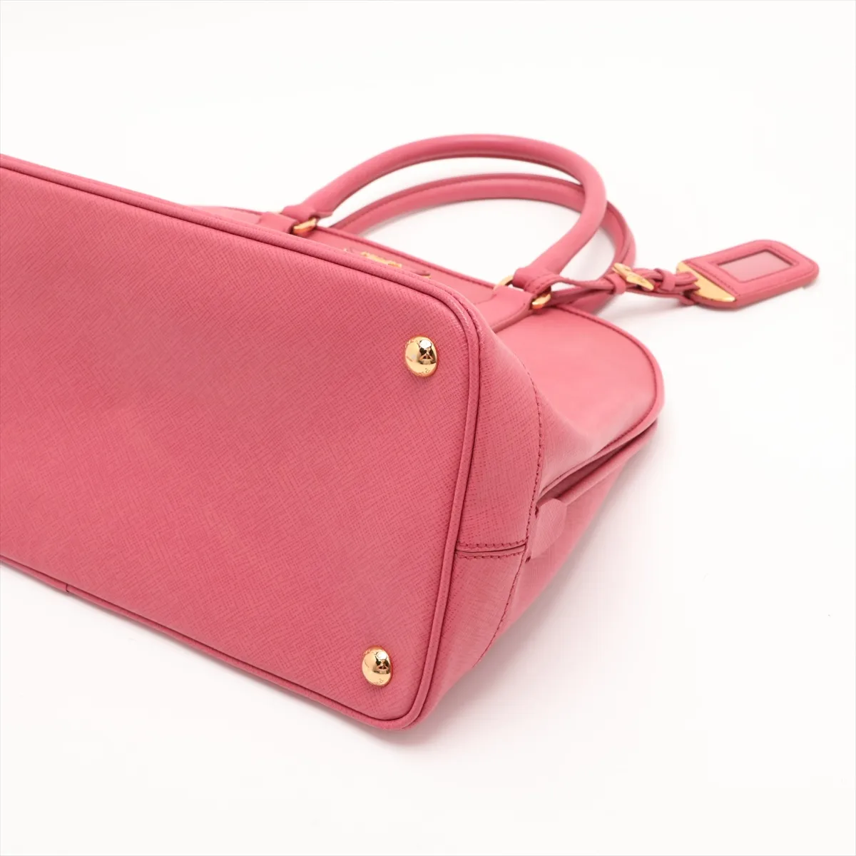 Saffiano Lux BN2558 Leather 2-Way Handbag Pink — view 3