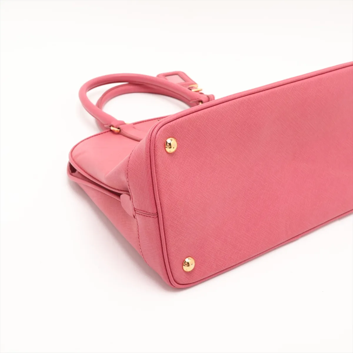 Saffiano Lux BN2558 Leather 2-Way Handbag Pink — view 4