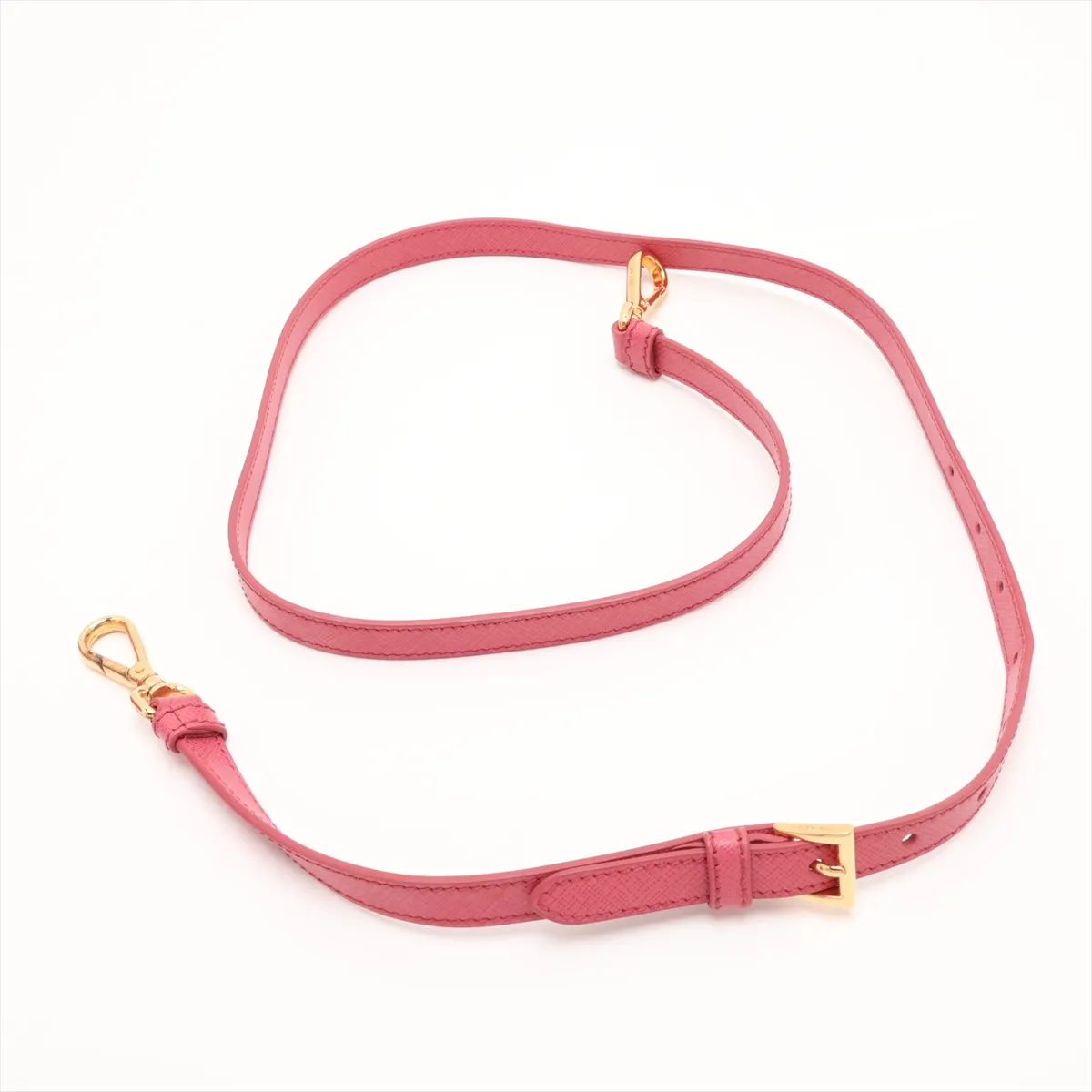 Saffiano Lux BN2558 Leather 2-Way Handbag Pink — view 7