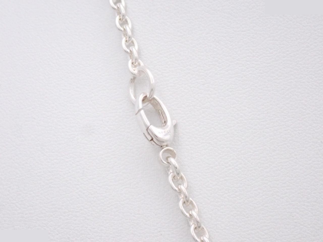 Interlocking G Necklace, 925 Sterling Silver, 26.2g, Chain approx. 50cm — view 2