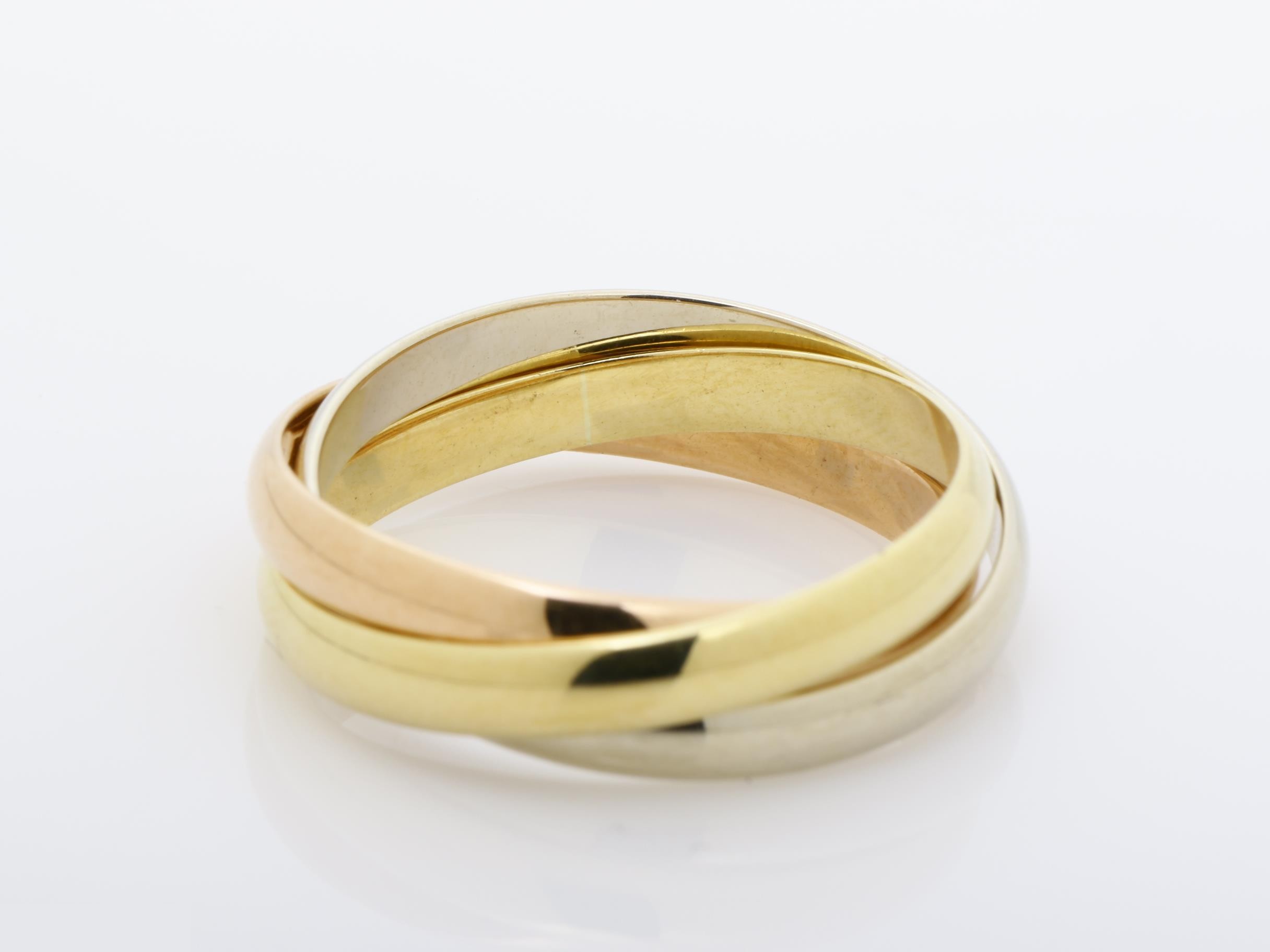Trinity (precious metal) ring, 750, 4.8g, #53 — view 4
