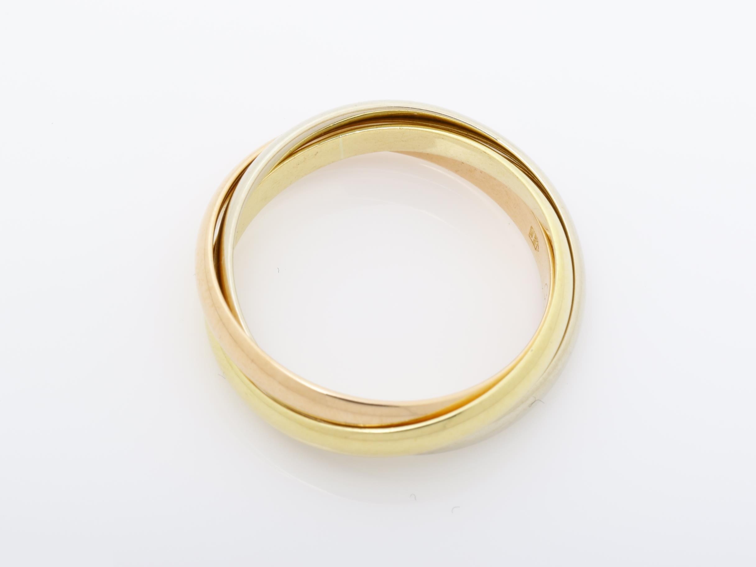 Trinity (precious metal) ring, 750, 4.8g, #53 — view 5