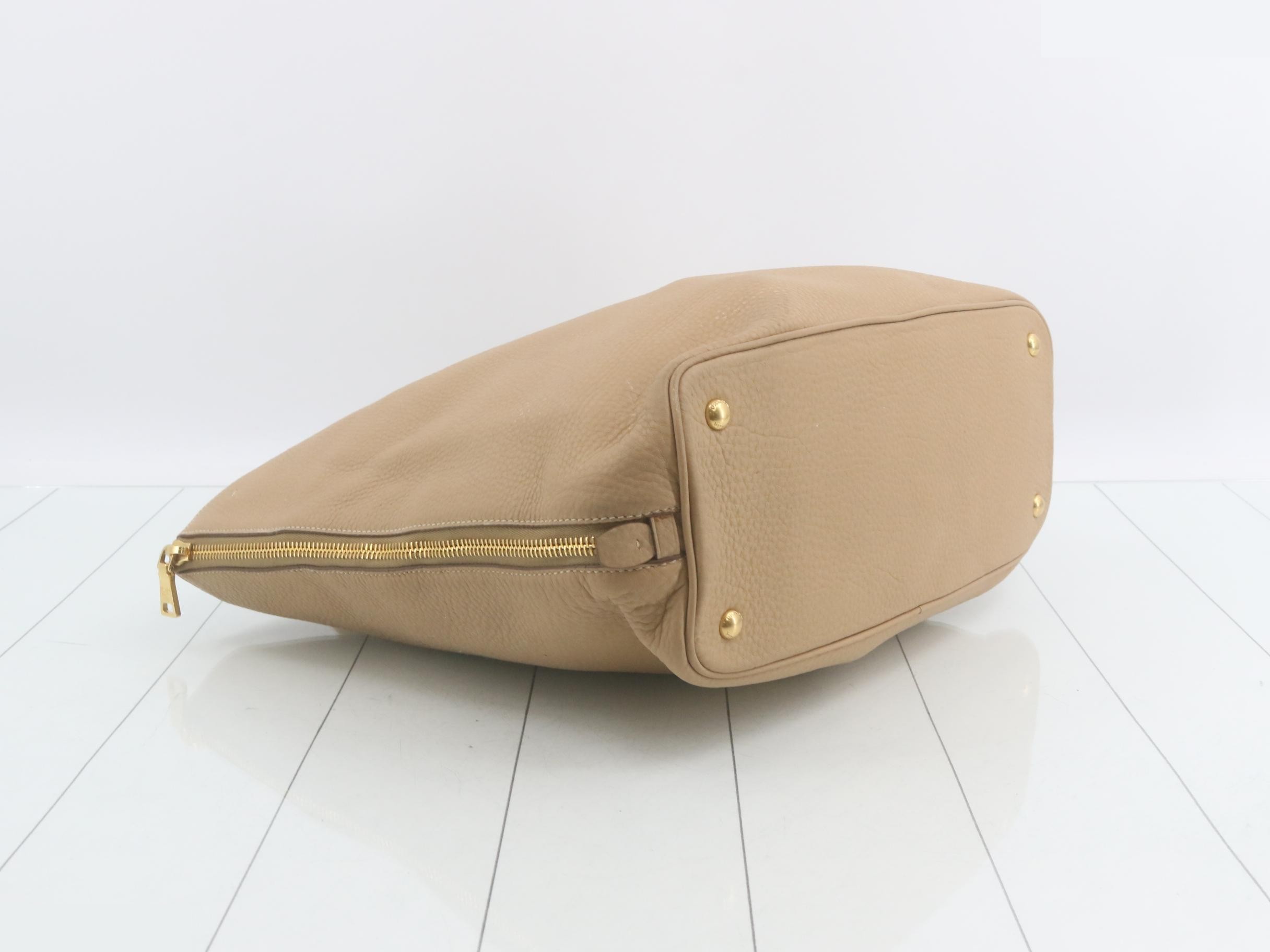 Vitello Daino Leather Tote Bag — view 5