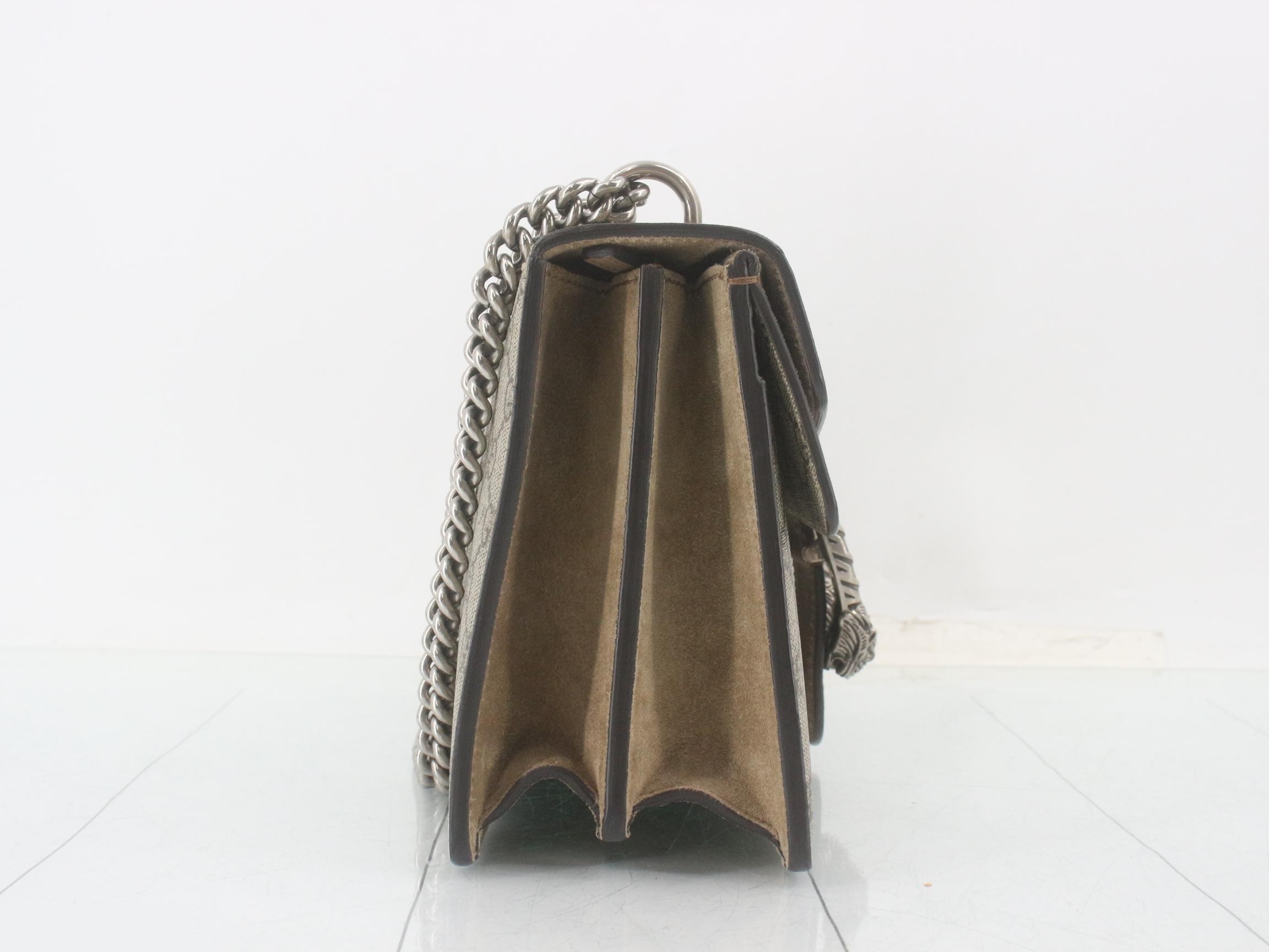 Dionysus GG Supreme Suede Chain Shoulder Bag — view 4