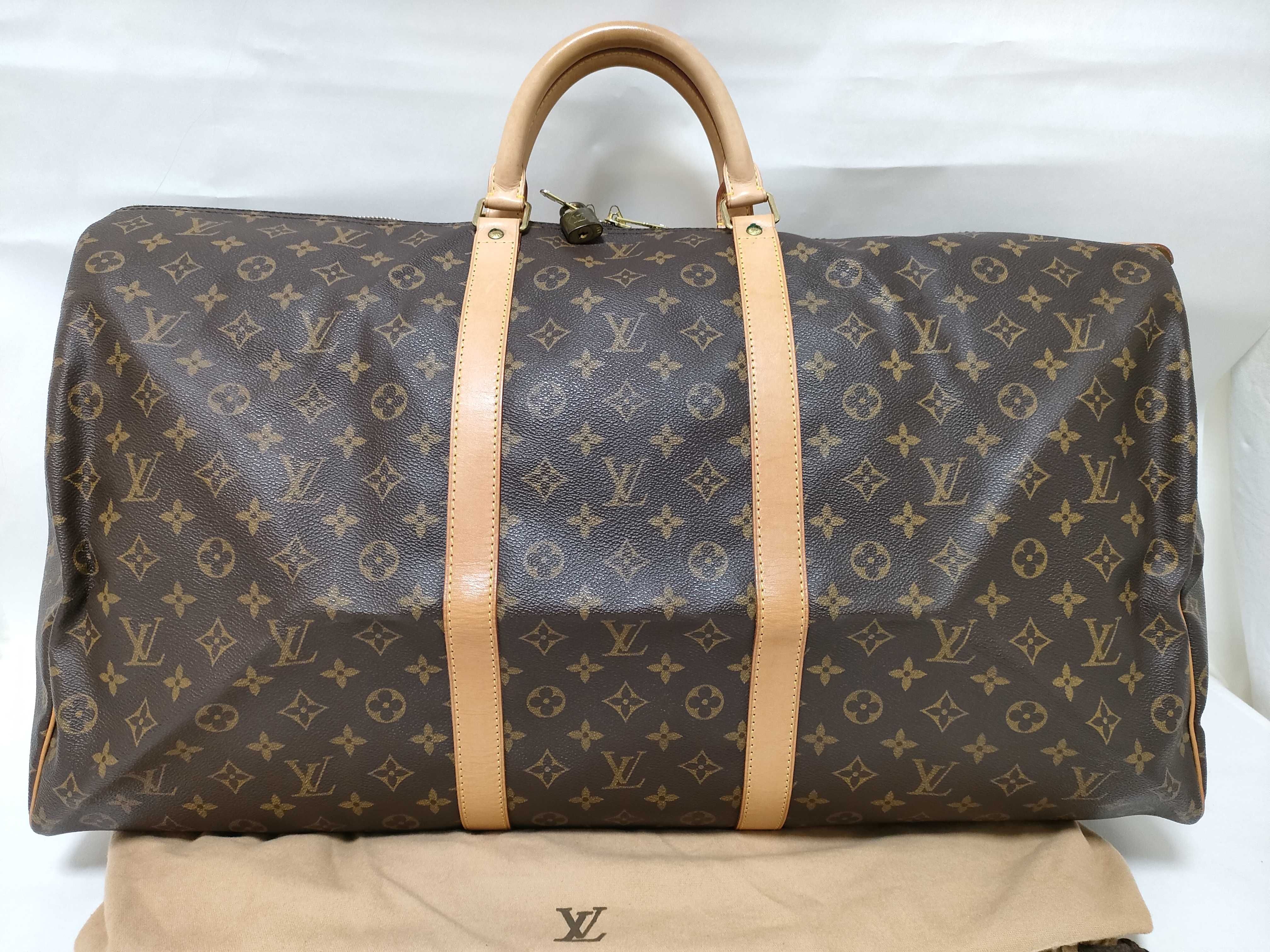 Monogram LV M41422 Keepall 60 Boston Bag