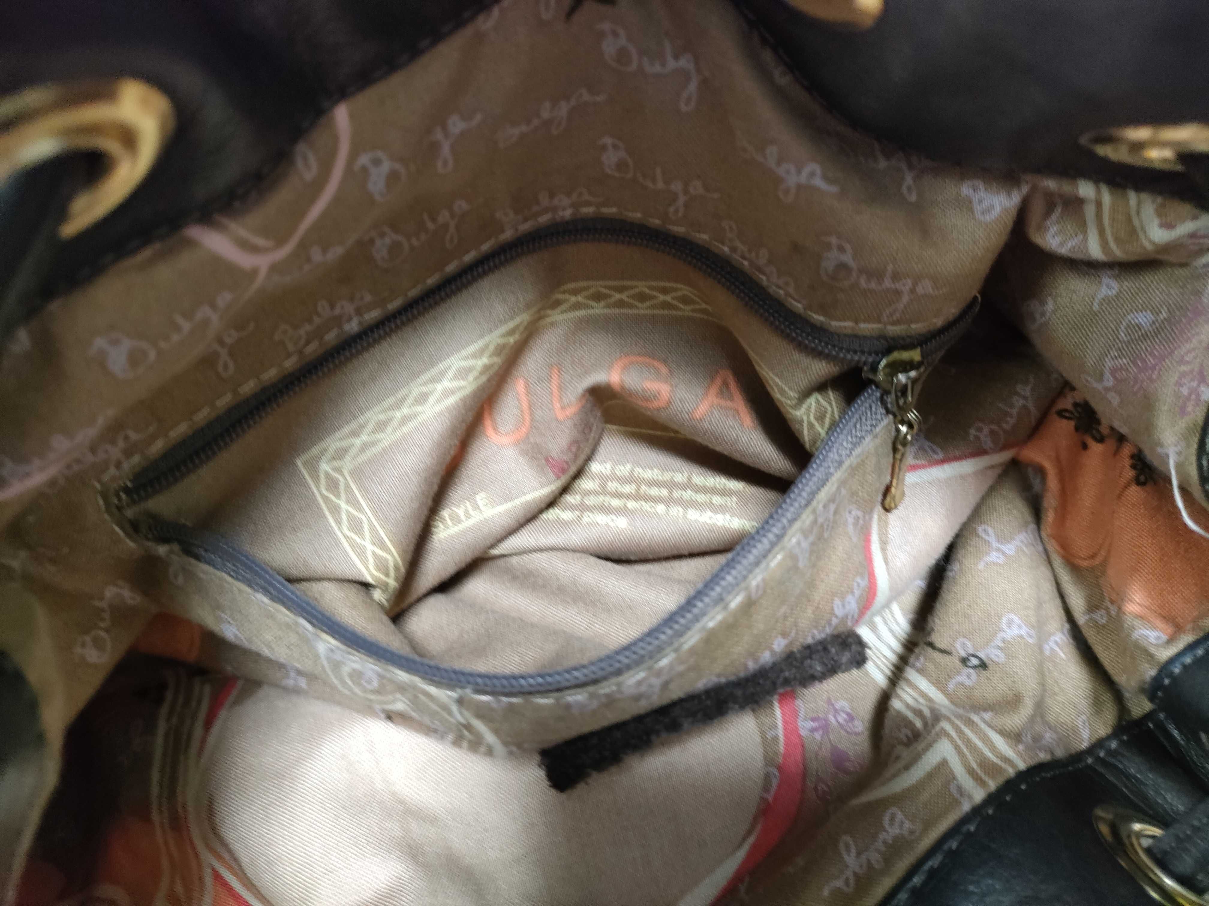 Leather Drawstring Shoulder Bag — view 15