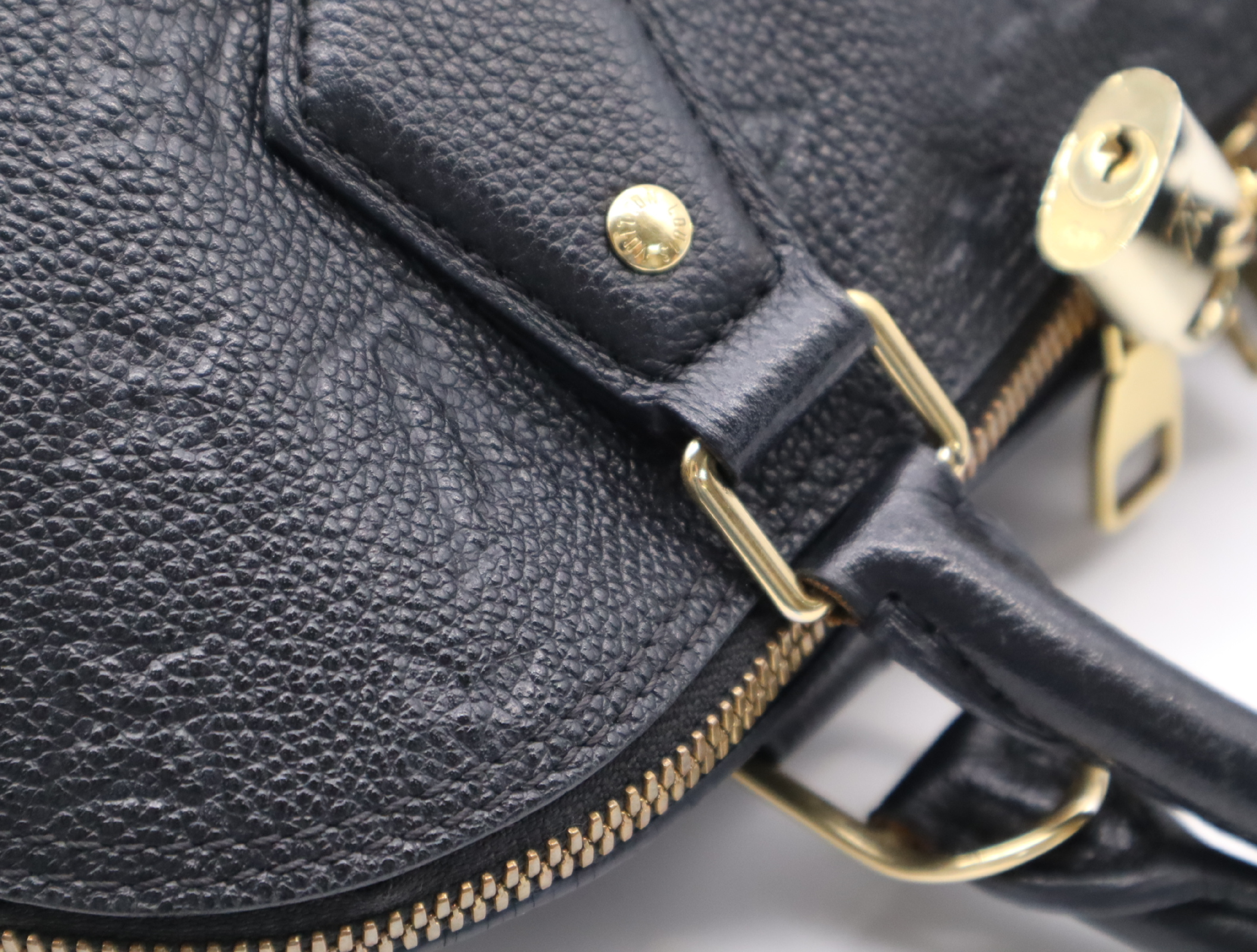 M44832 Empreinte Neo Alma PM Noir Handbag with 2 Keys and Clochette — view 8