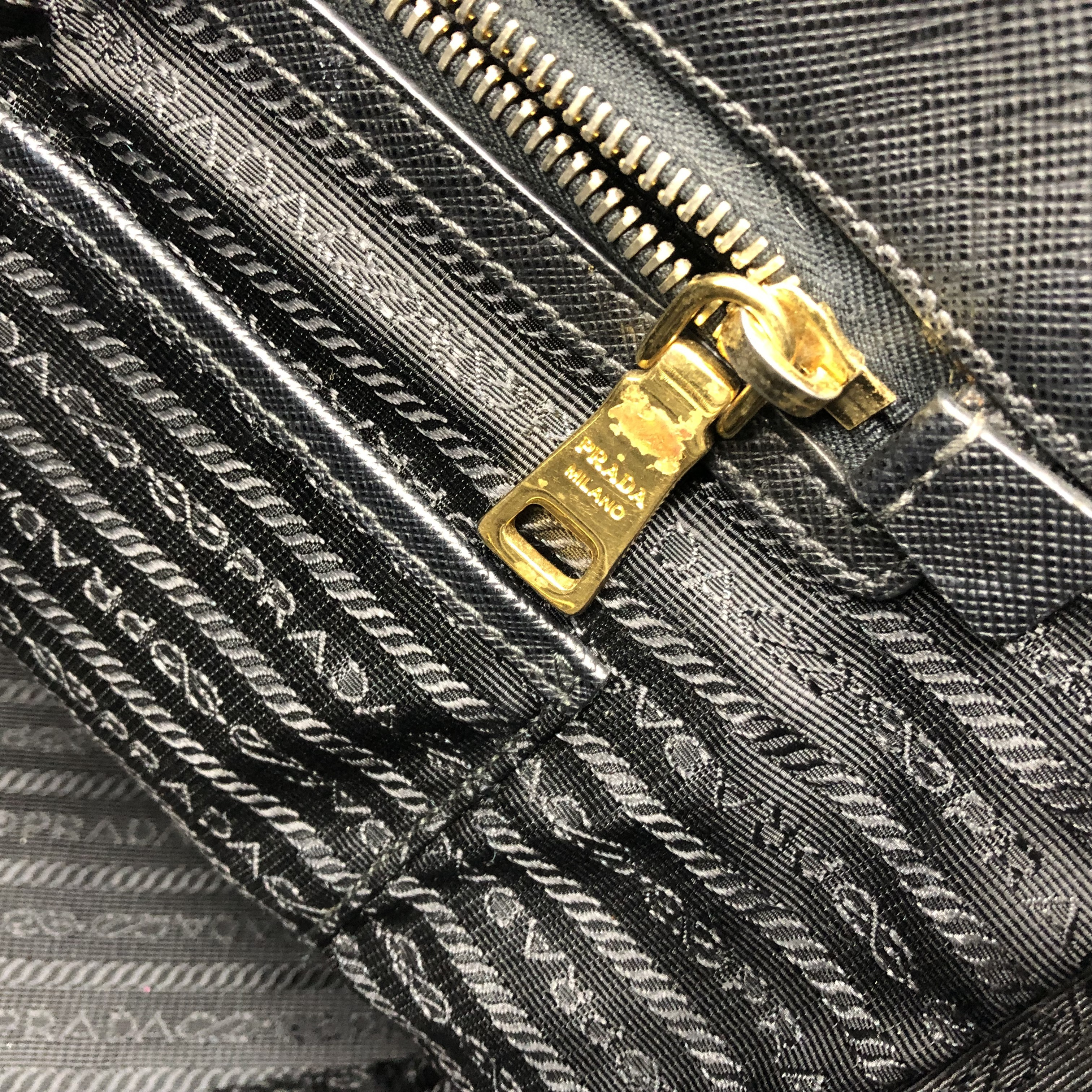Saffiano Leather Shoulder Bag — view 8