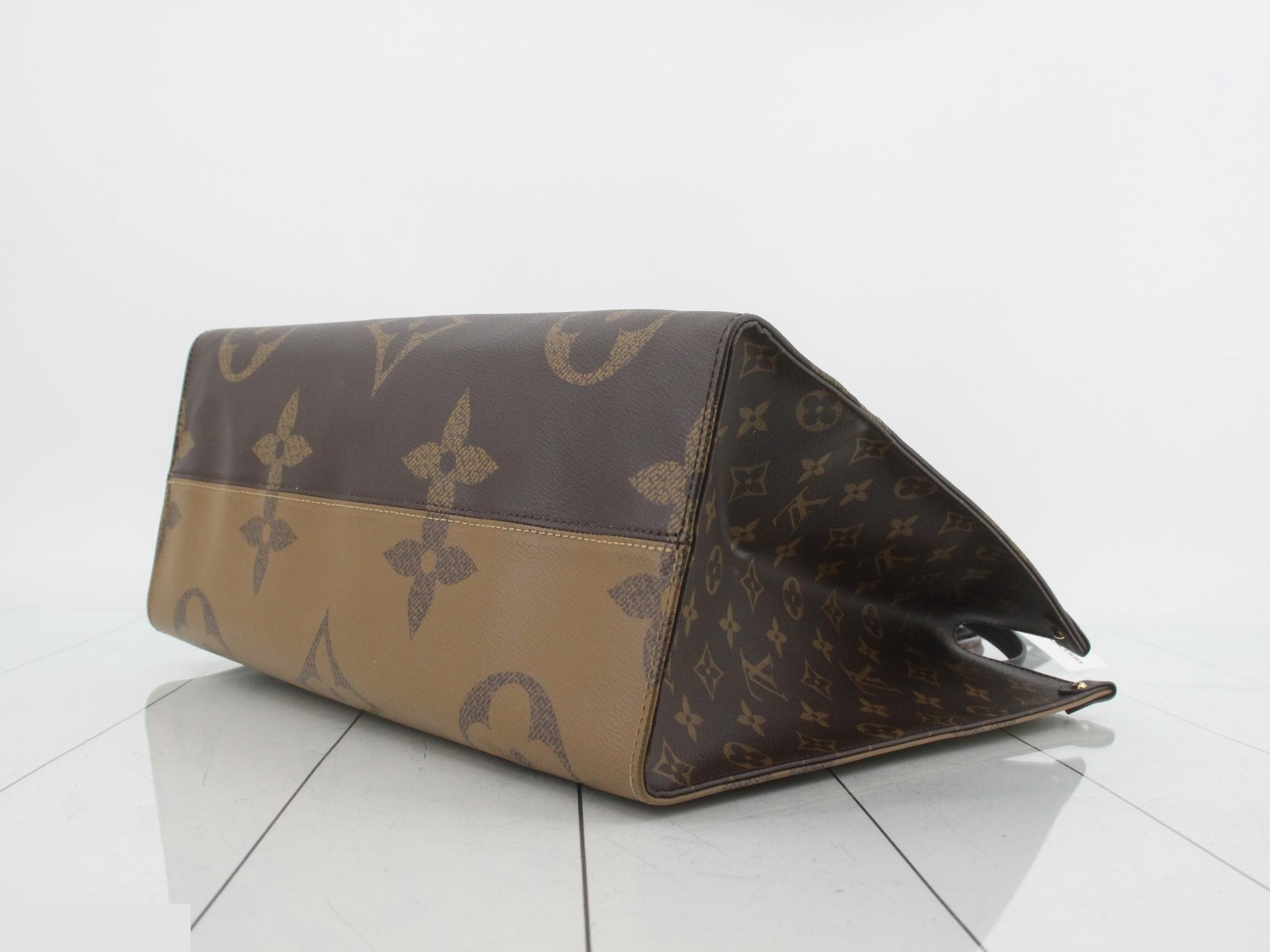 Monogram Reverse OnTheGo GM Brown — view 6