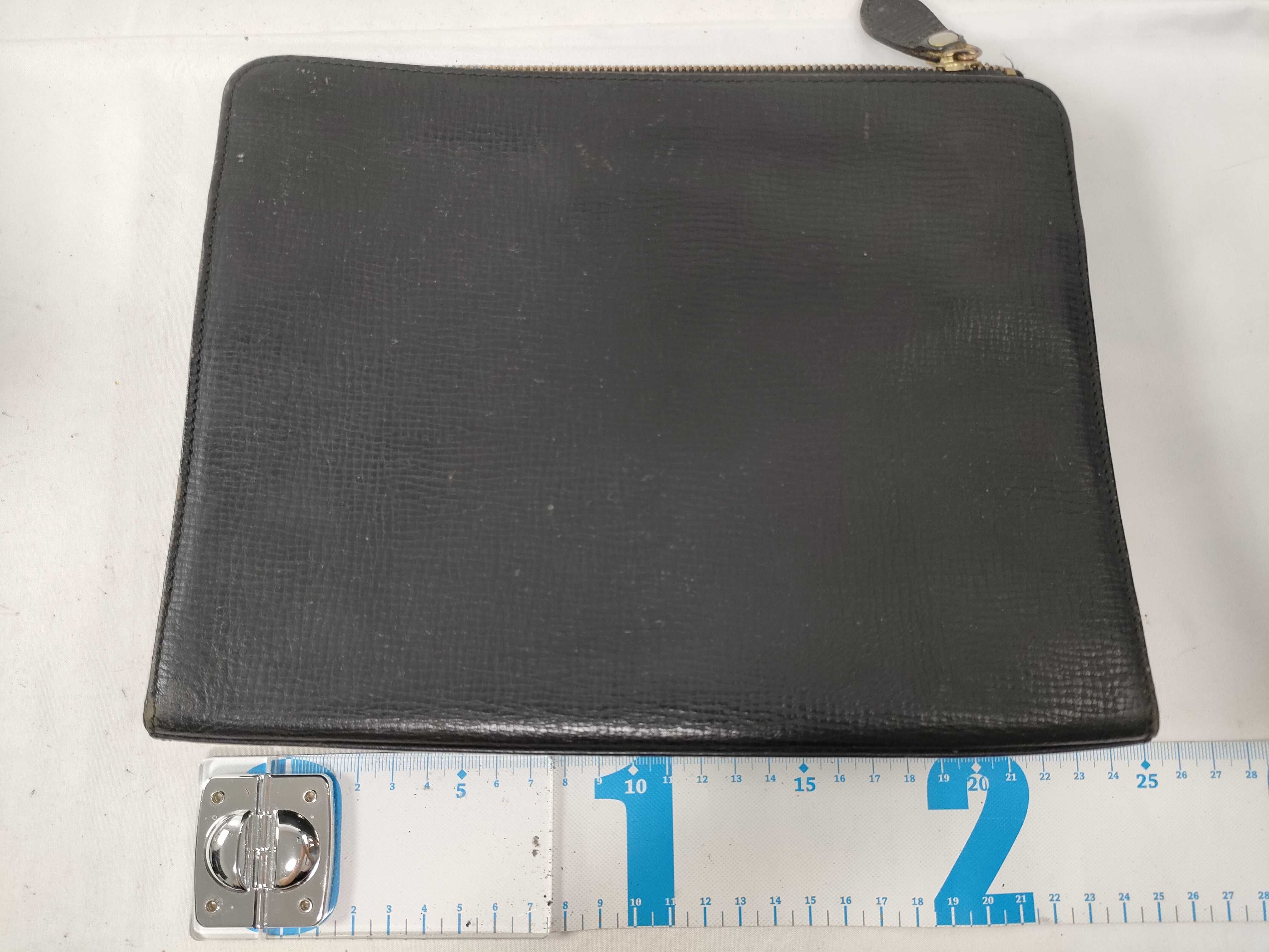 Leather Black Clutch Bag (Second Bag) — view 2