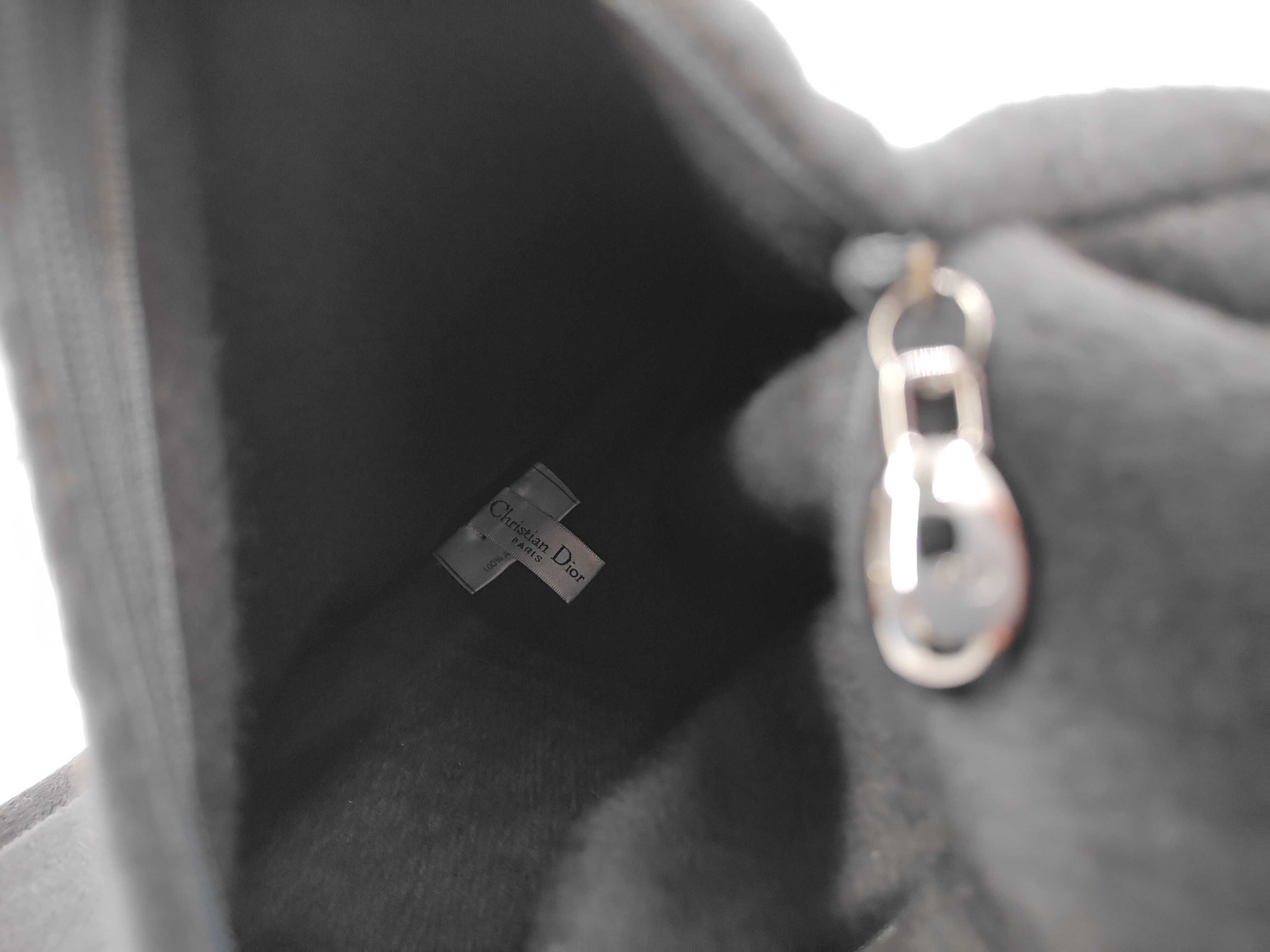 scarf, 100% Angora, with pockets, metal hardware, and other accessories. — view 3