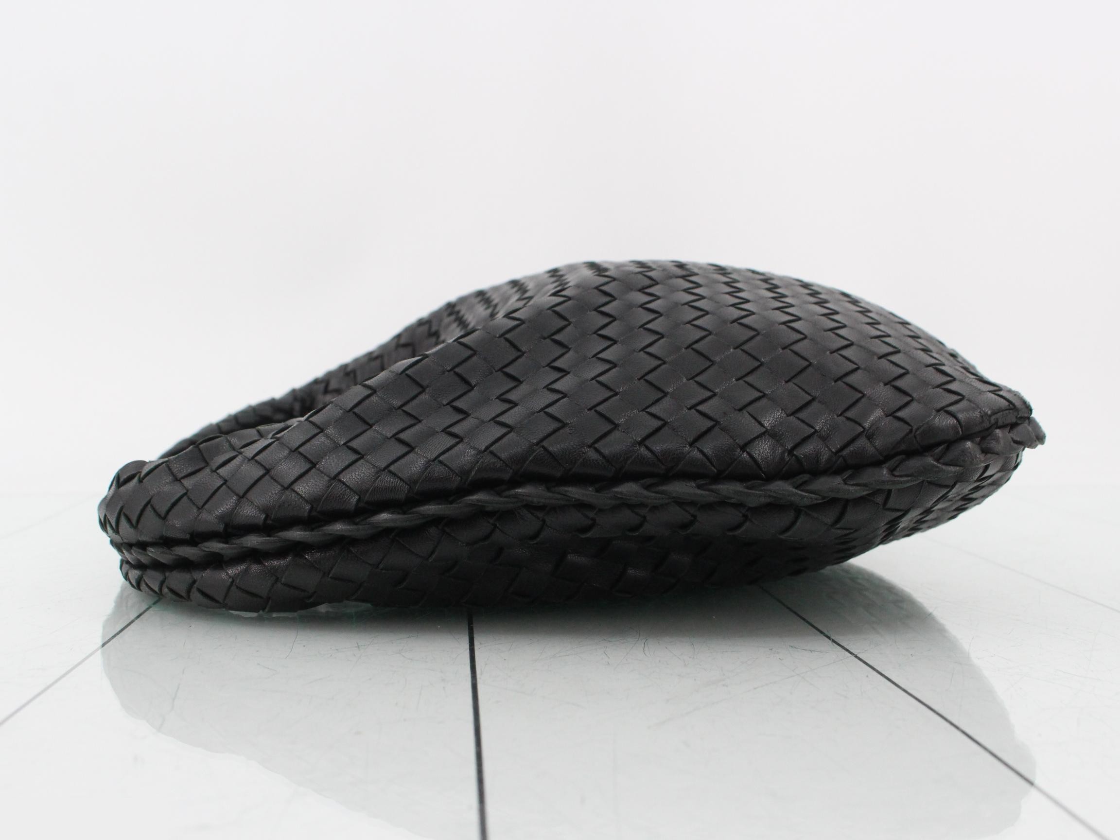 Hobo Intrecciato Black Shoulder Bag — view 4