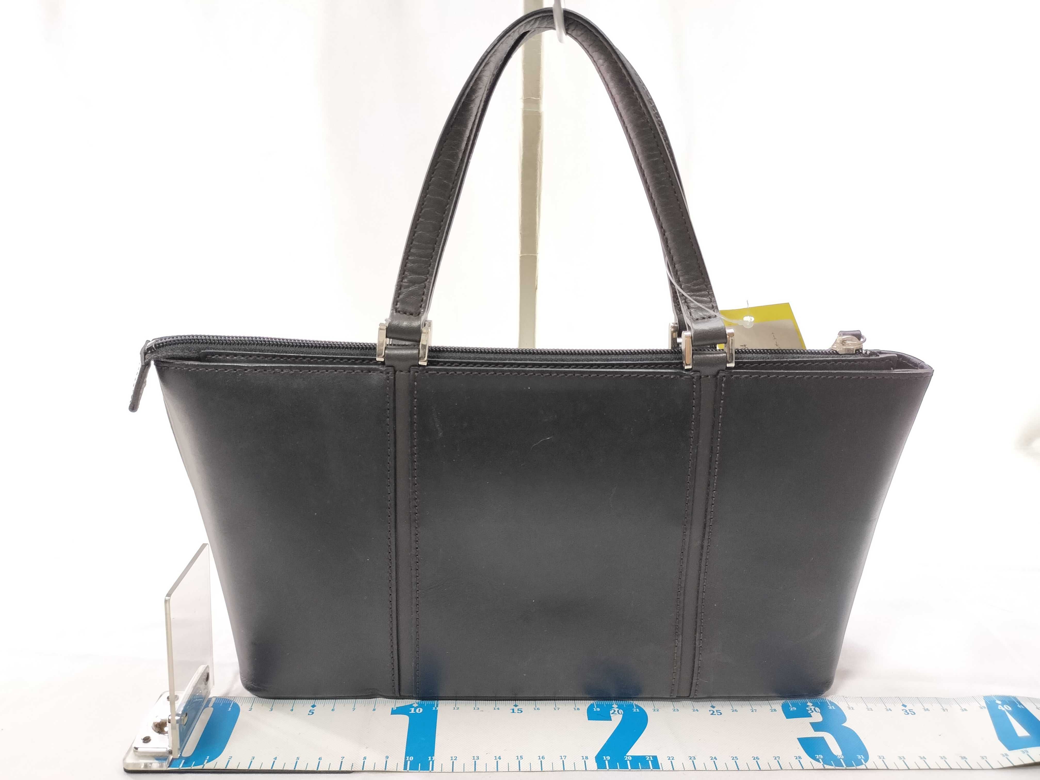 Nova Check Leather Tote Bag — view 2