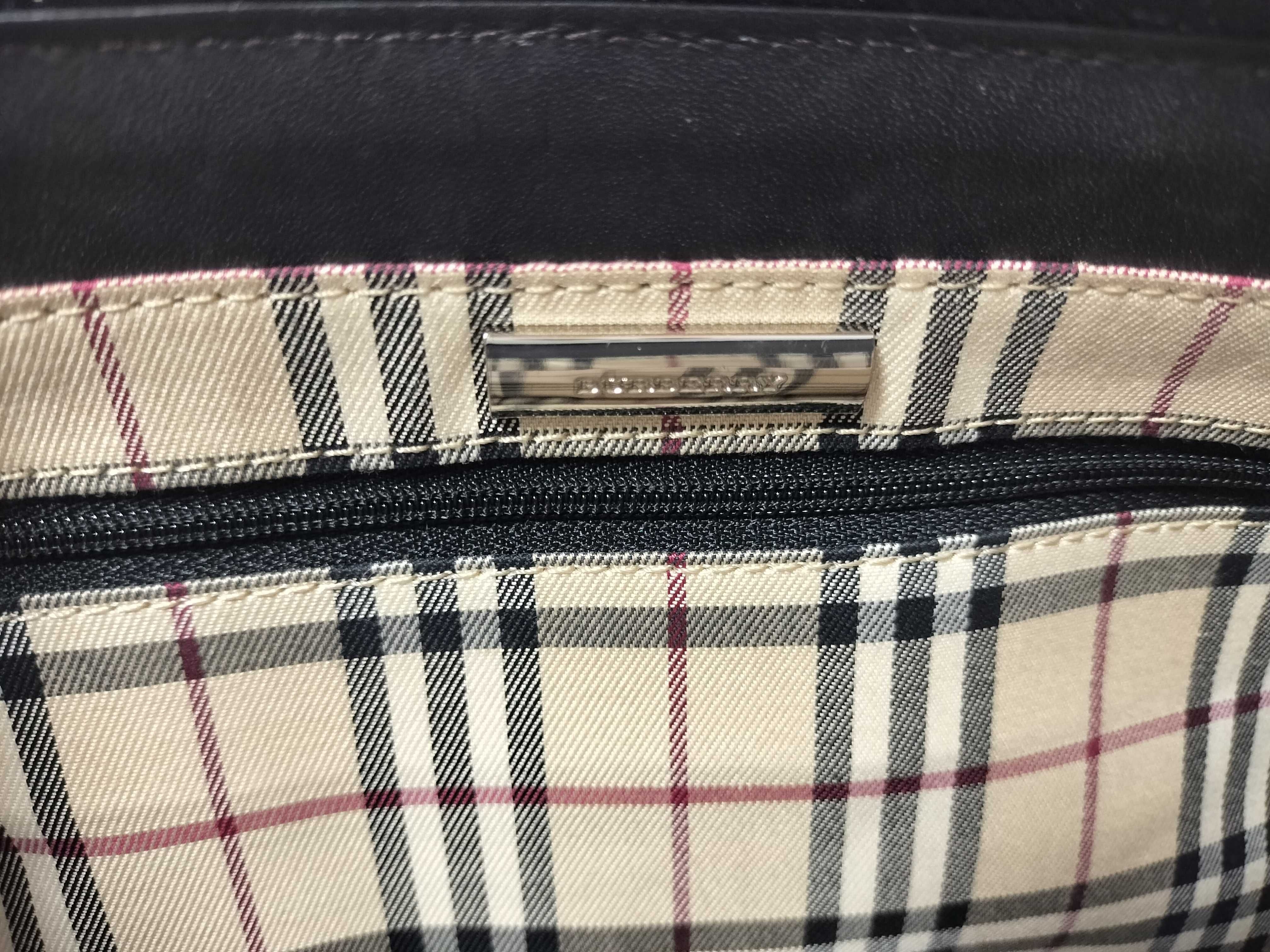 Nova Check Leather Tote Bag — view 12