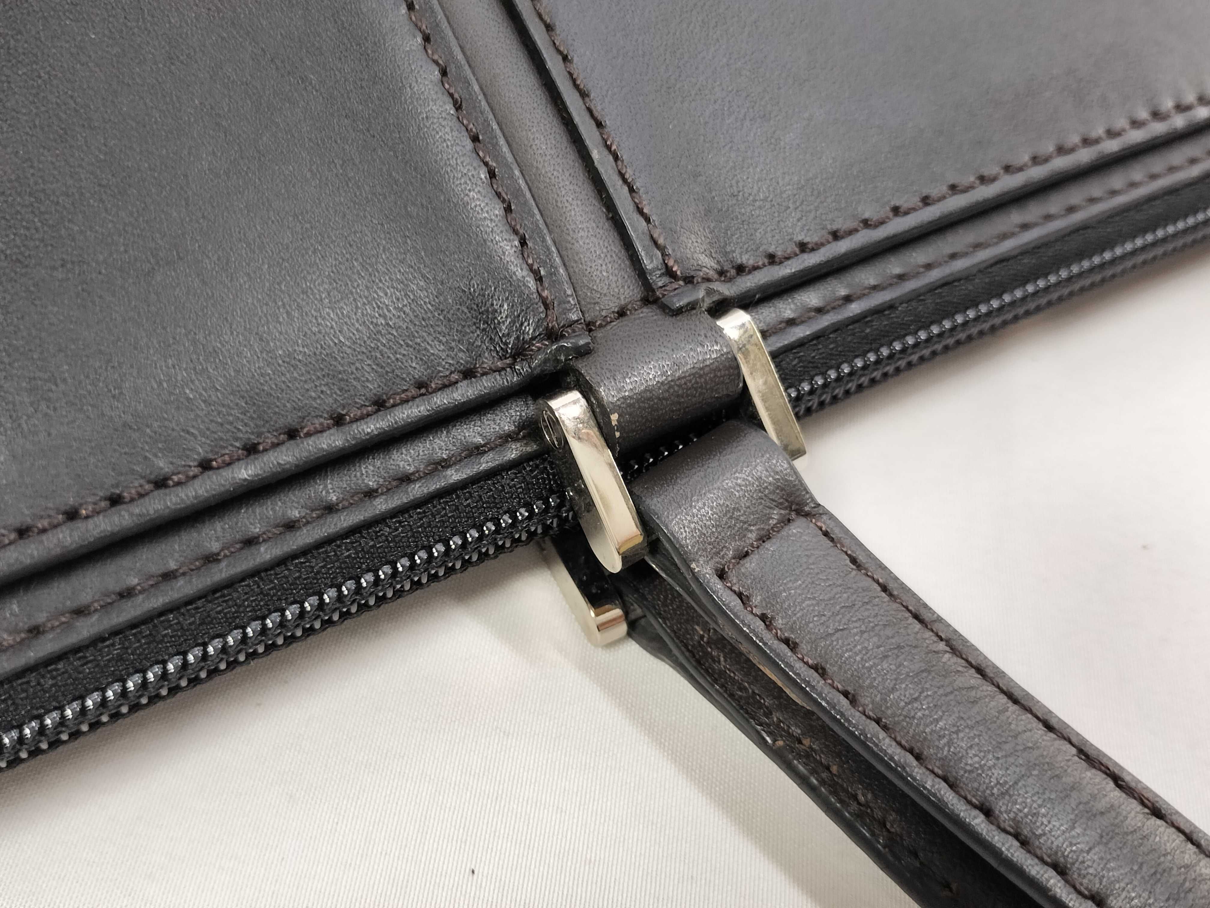 Nova Check Leather Tote Bag — view 5