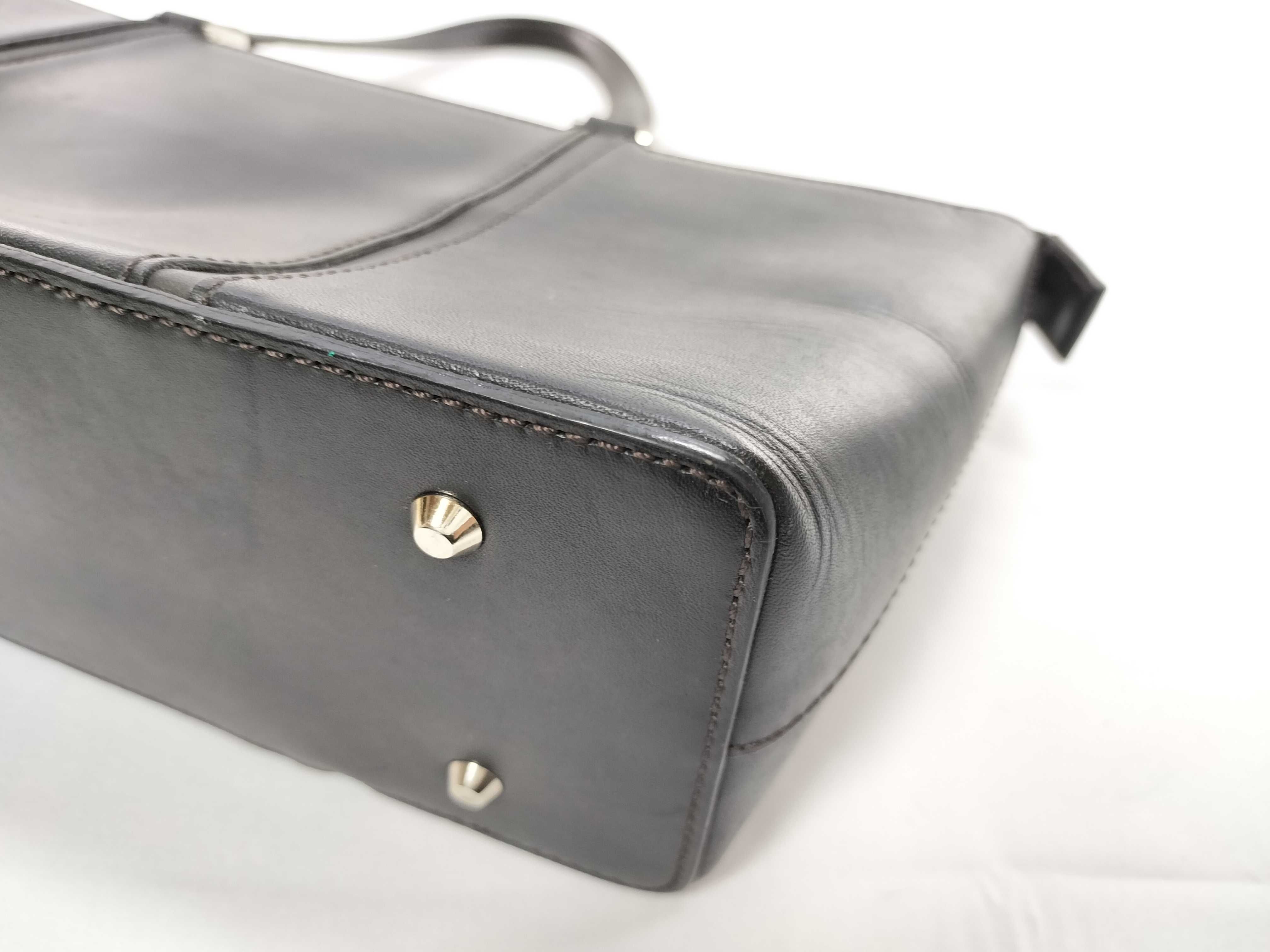 Nova Check Leather Tote Bag — view 7