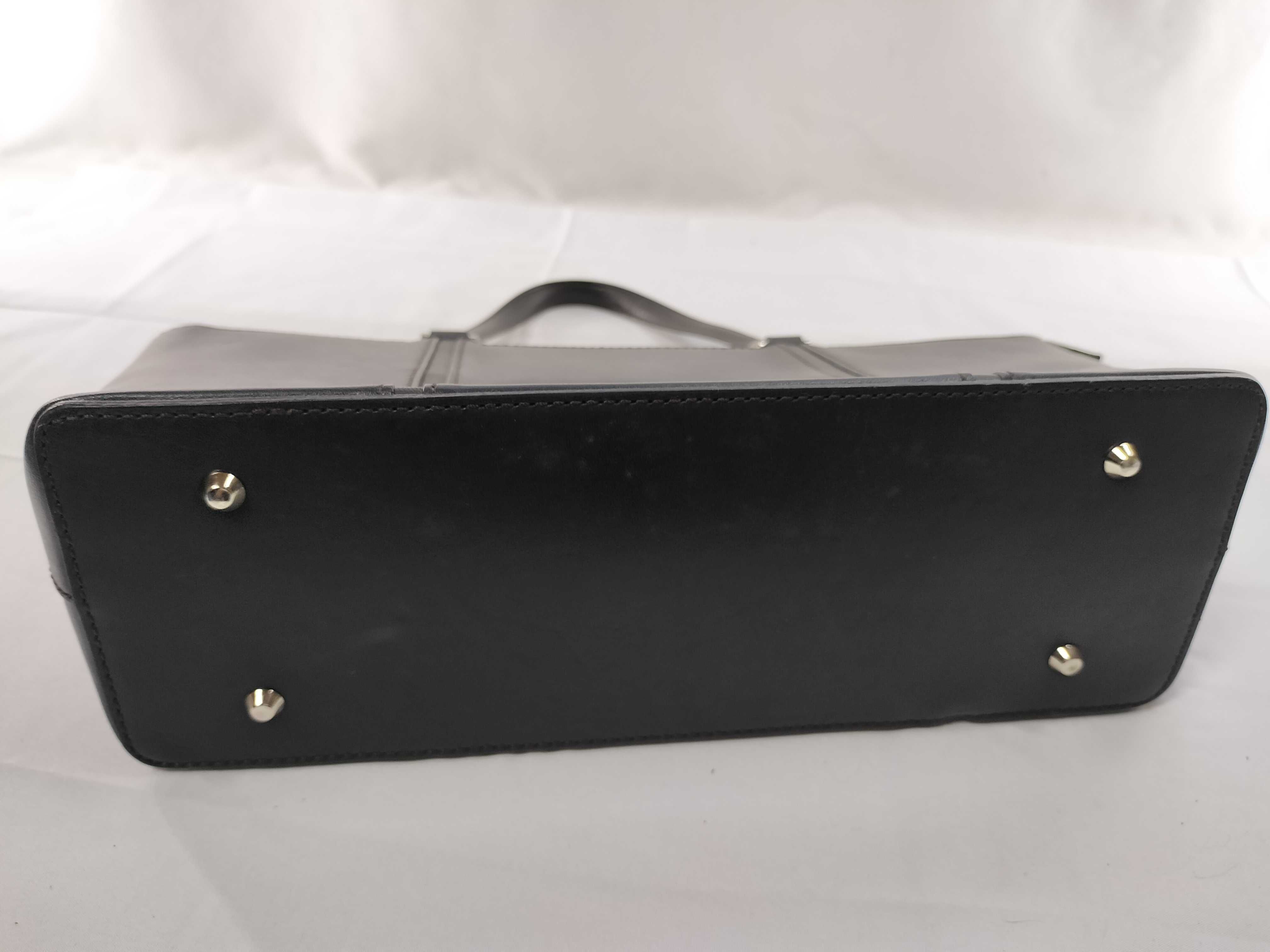 Nova Check Leather Tote Bag — view 8
