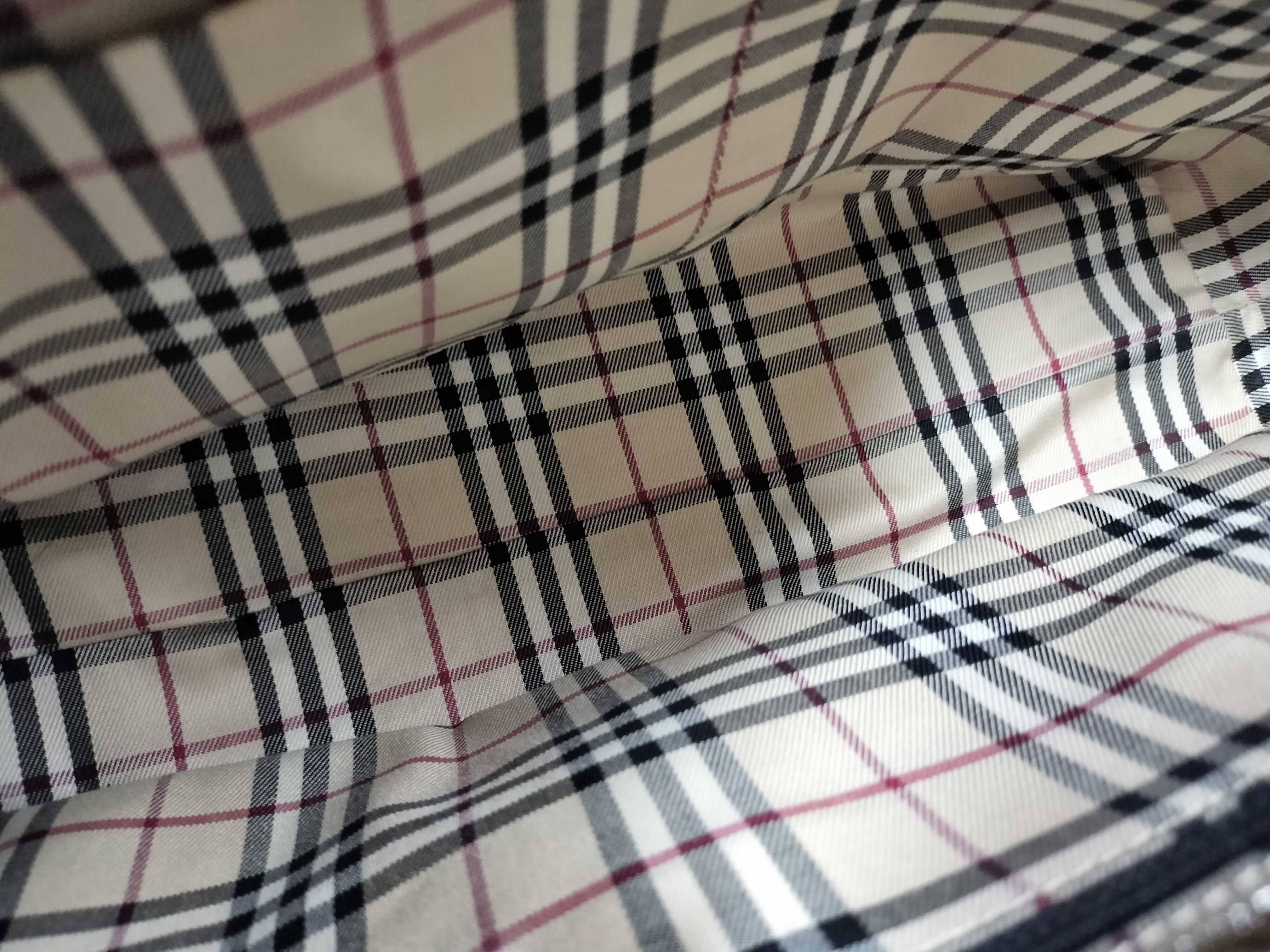 Nova Check Leather Tote Bag — view 10