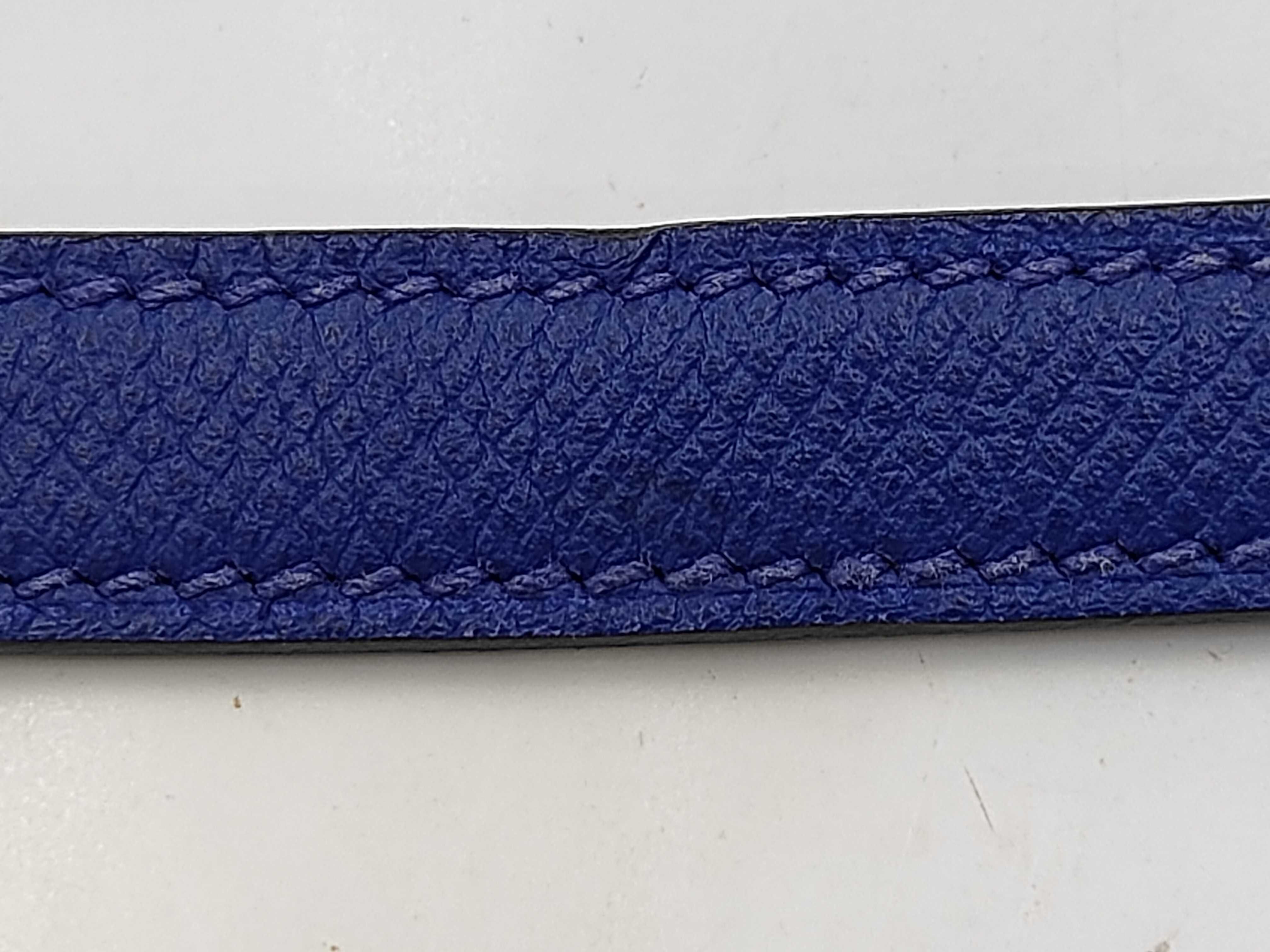 Veroux 23 Epsom Blue Saphir A Stamp SV Shoulder Bag — view 4