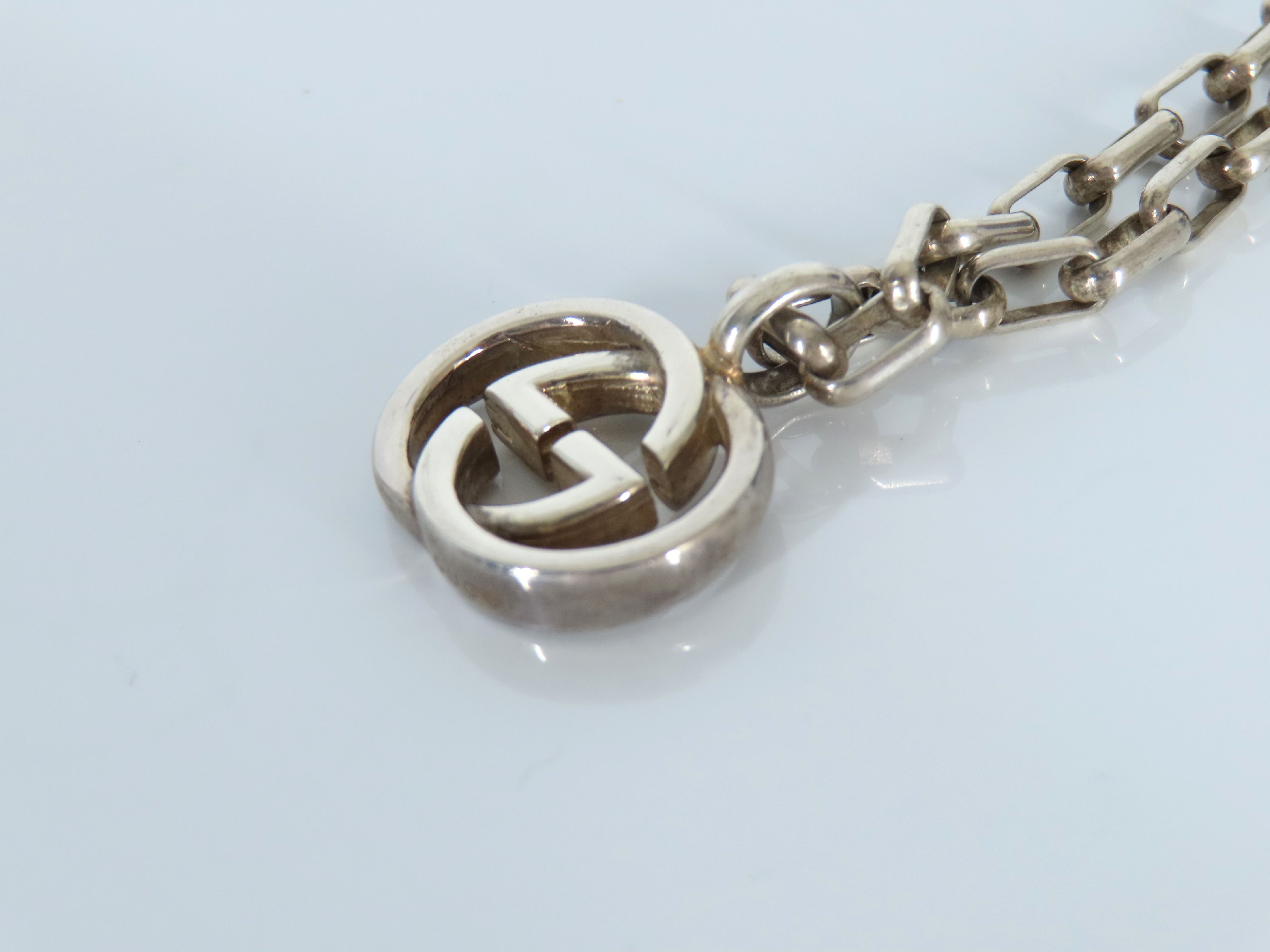 Interlocking Silver Necklace — view 4