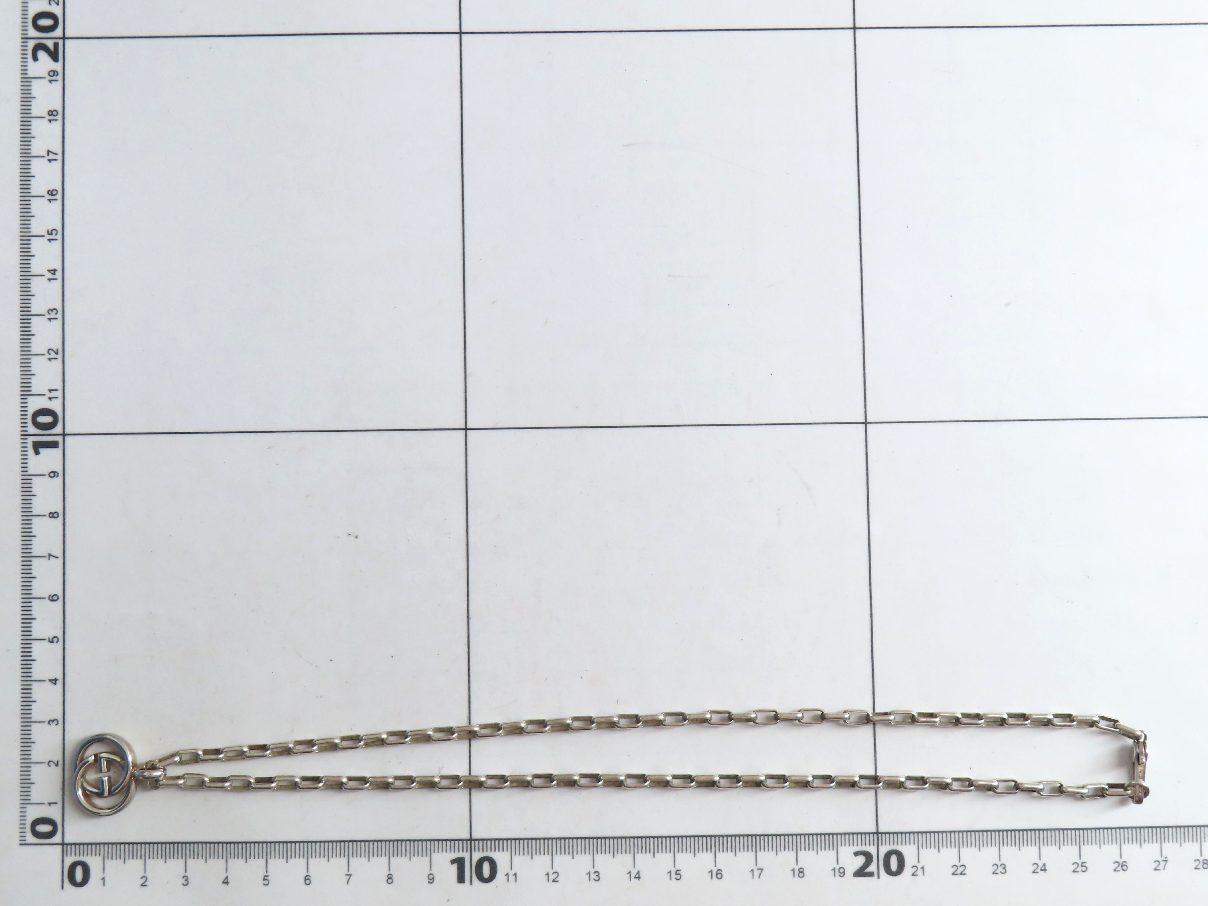 Interlocking Silver Necklace — view 8
