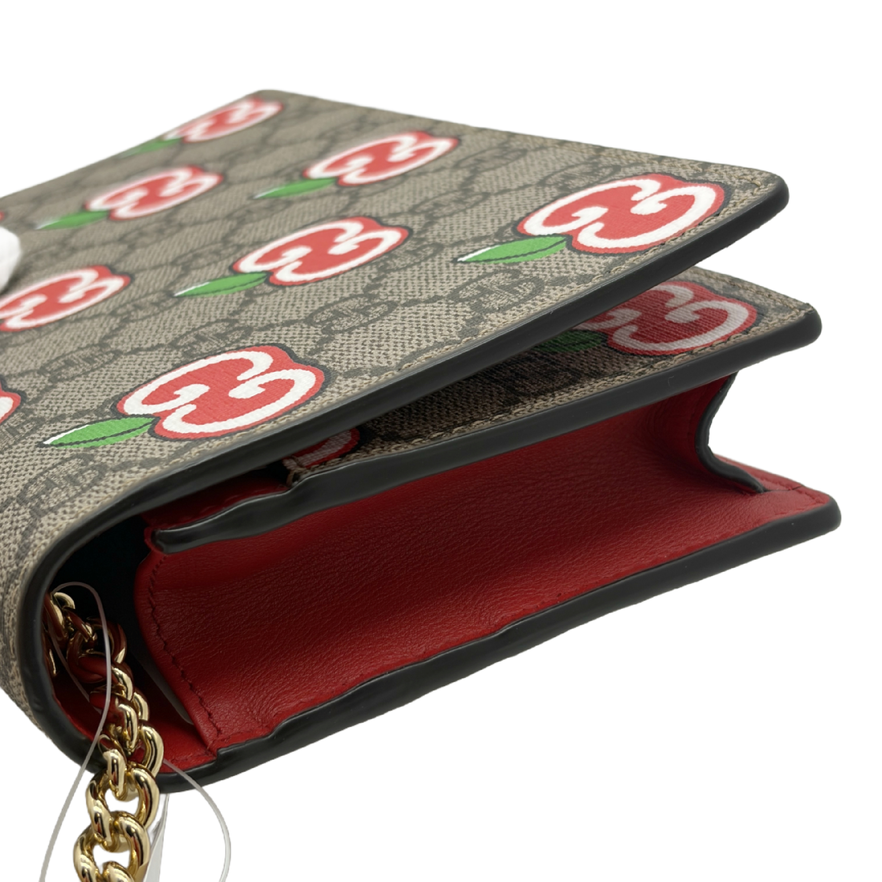 GG Supreme Apple Print Padlock Small Shoulder Bag — view 3