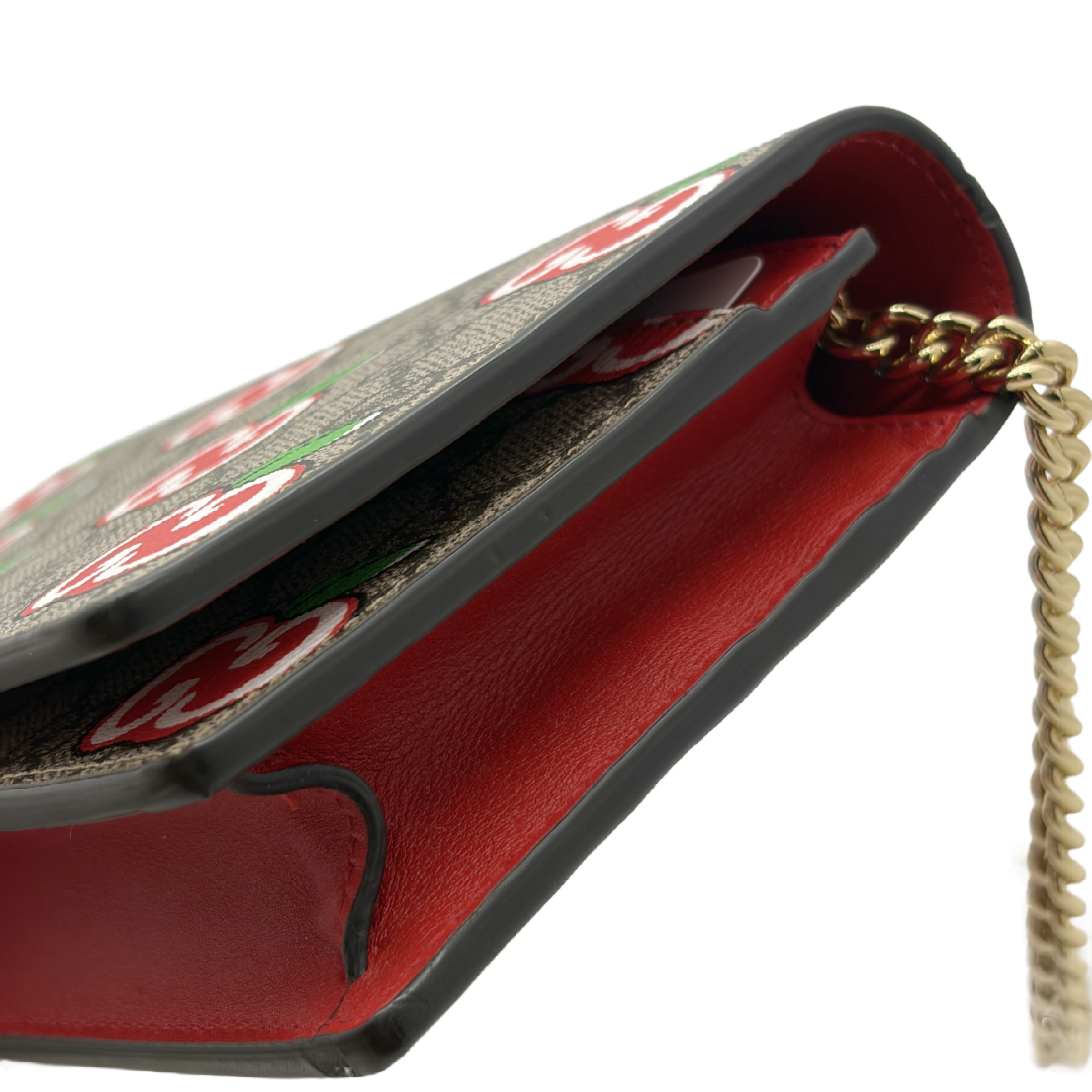 GG Supreme Apple Print Padlock Small Shoulder Bag — view 5