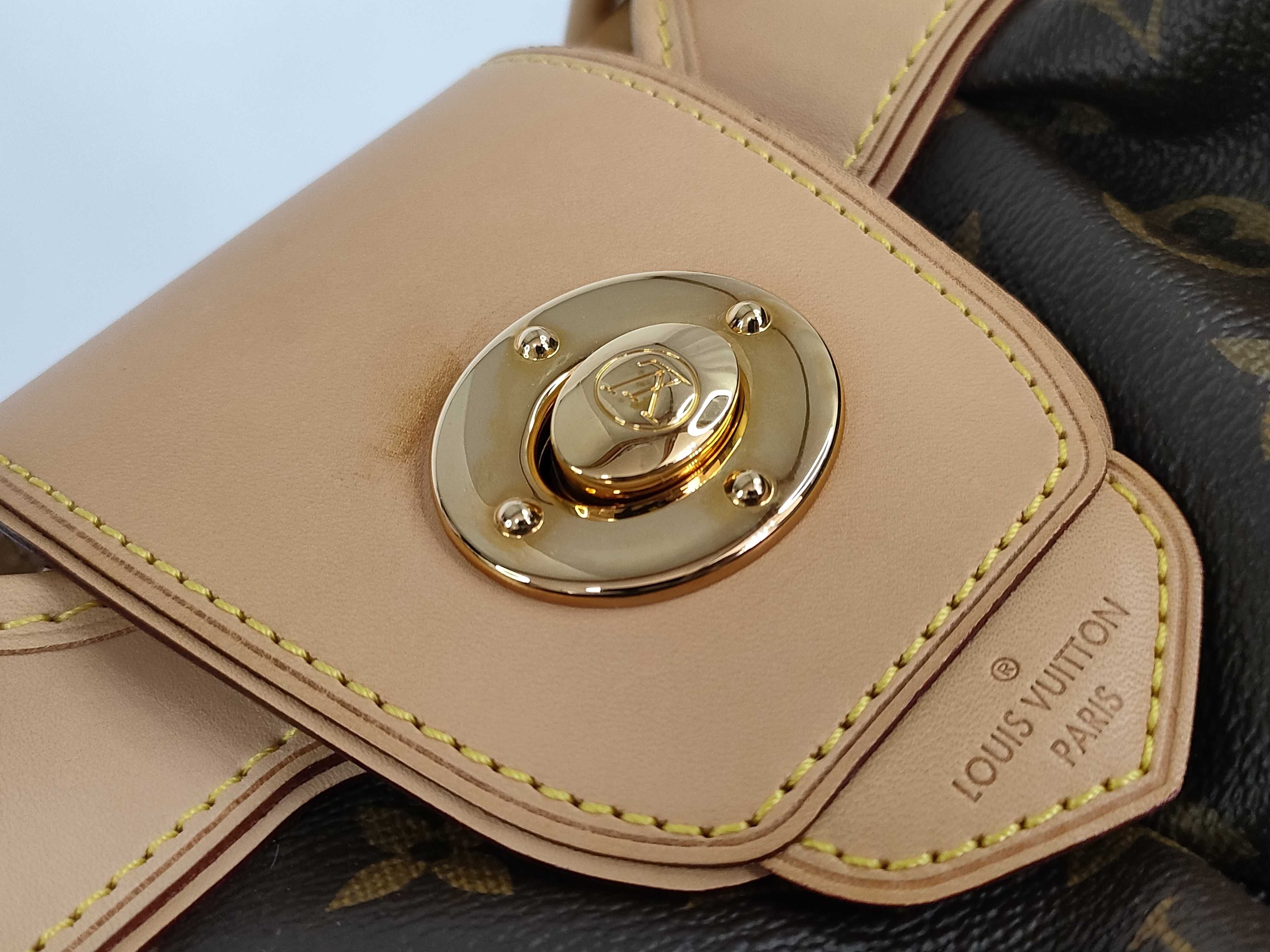 Monogram Louis Vuitton Monogram Handbag Goesie MM M45714 Handbag — view 14