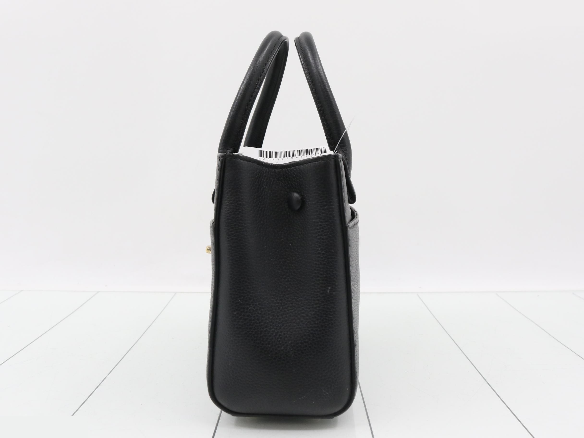 Messenger bag, caviar leather, 2-way, top handle shoulder bag — view 3