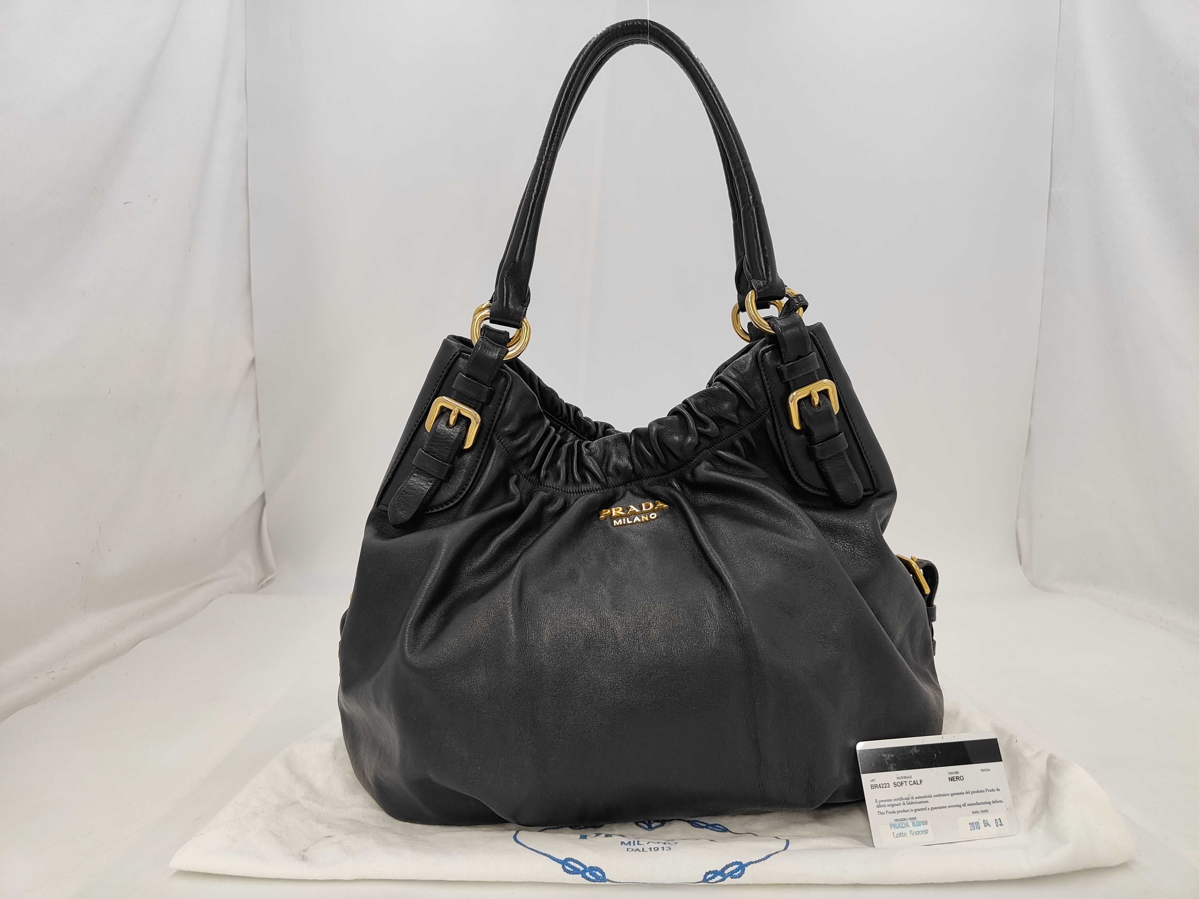 Soft Calfskin Shoulder Bag (Handbag)