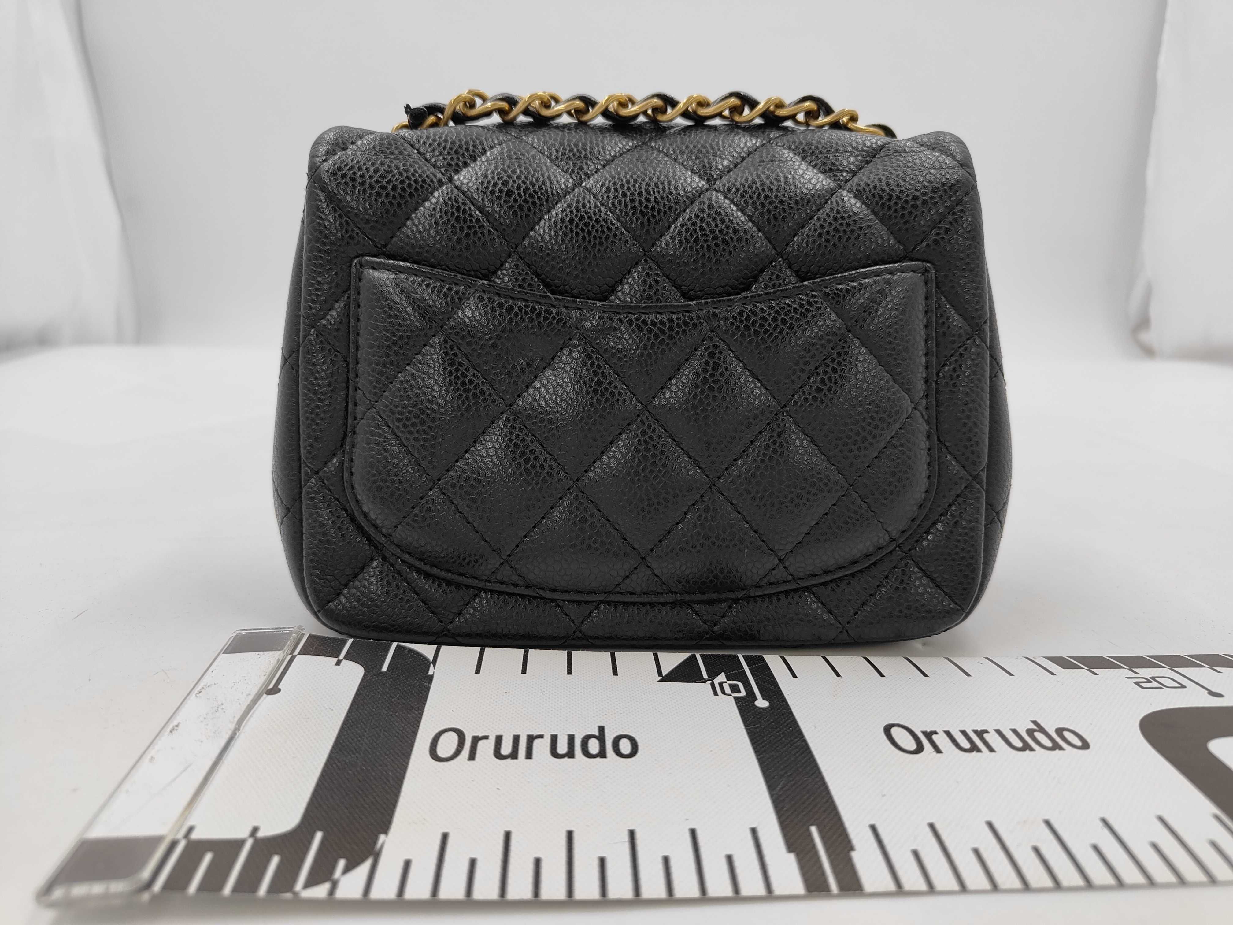 Caviar Skin Mini Matelassé Chain Shoulder Bag (Serial Number 21) — view 2