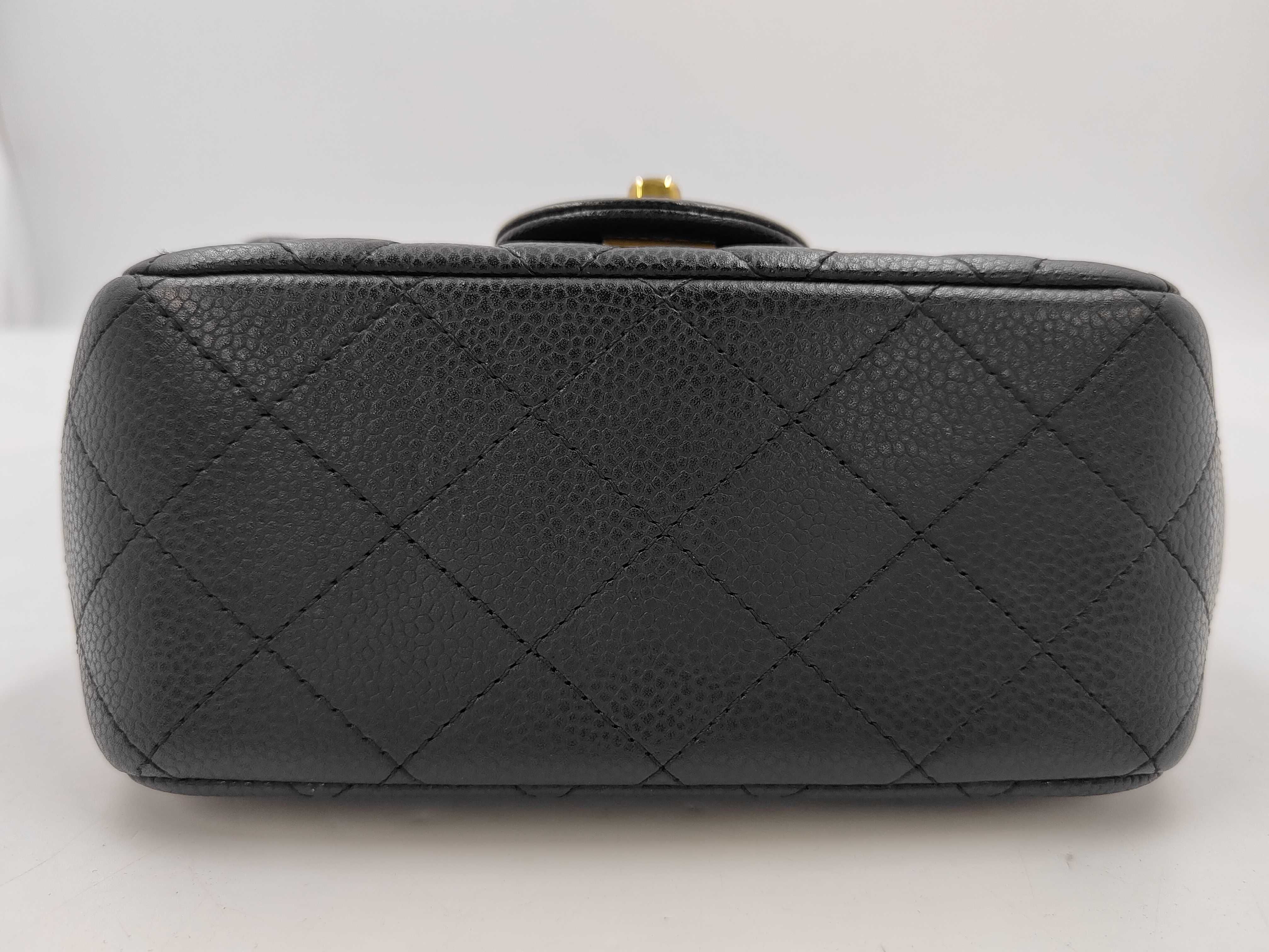 Caviar Skin Mini Matelassé Chain Shoulder Bag (Serial Number 21) — view 3