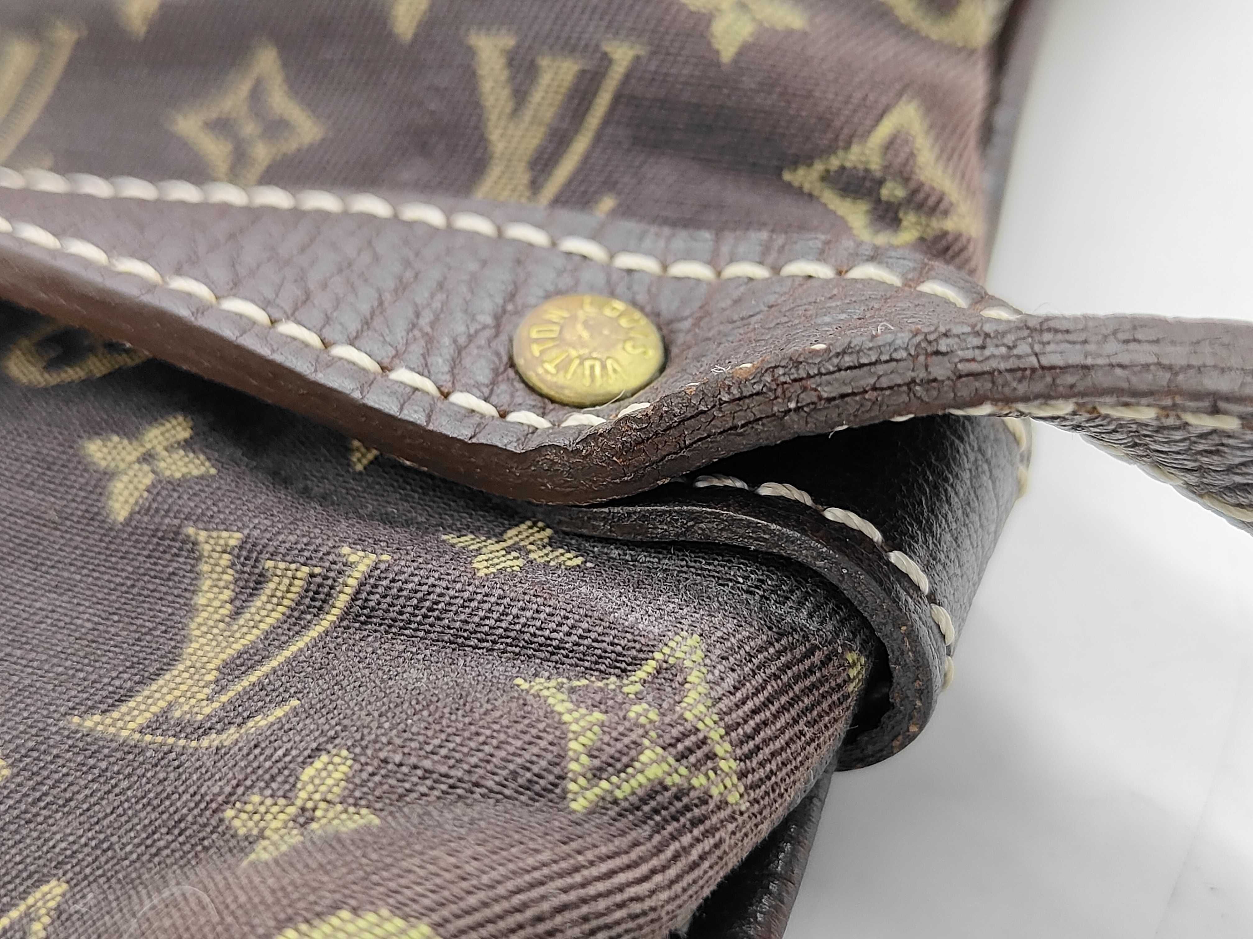 Saumur 30 Mini Lin Brown Shoulder Bag — view 10