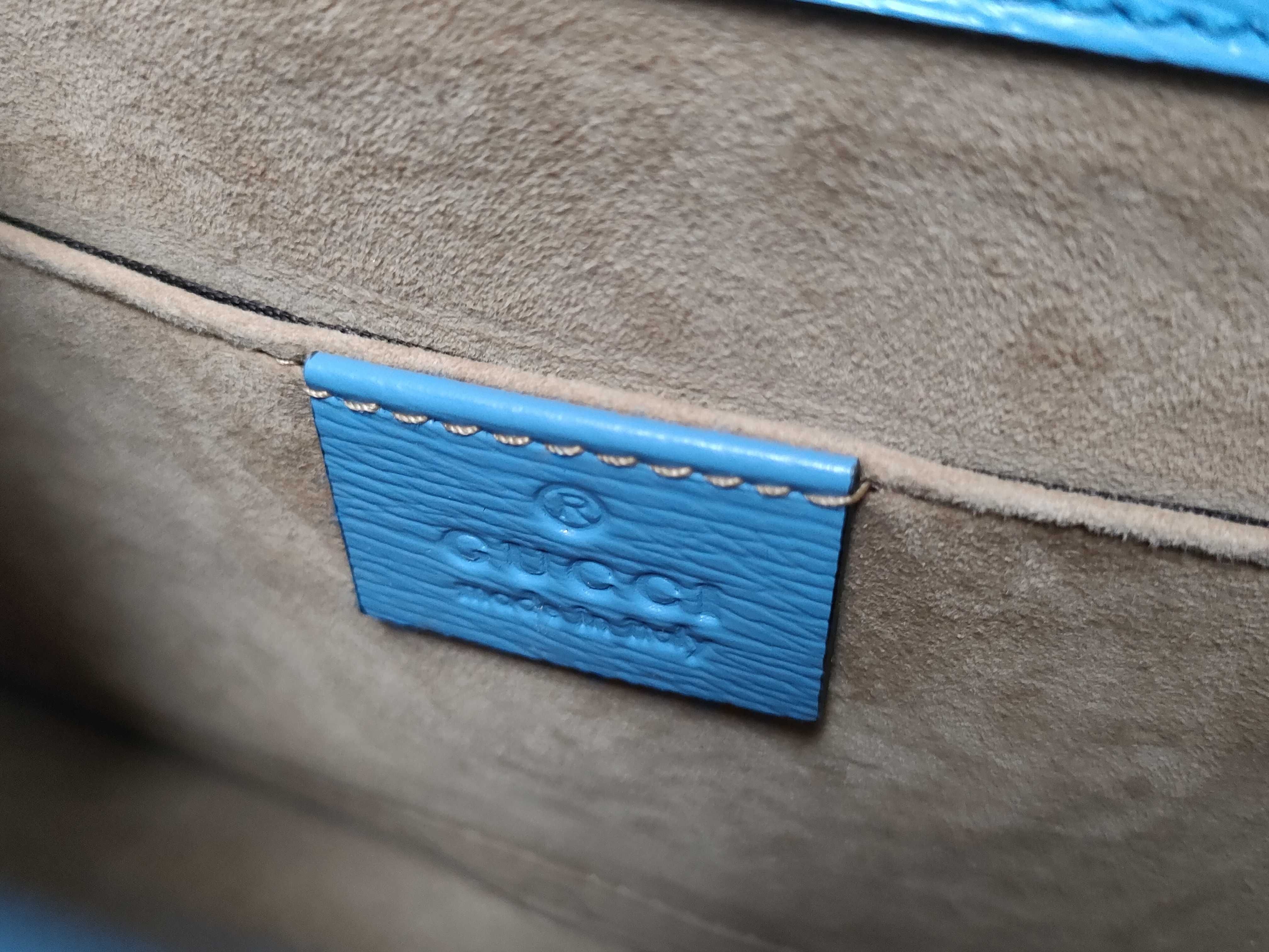 Sylvie Blue Shoulder Bag — view 12