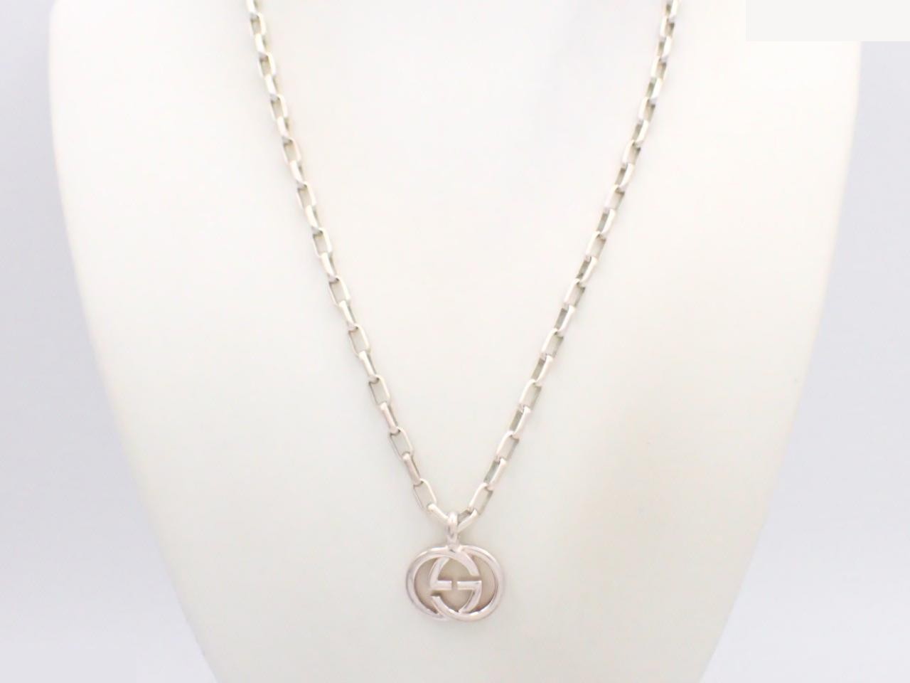Interlocking G Necklace, AG925, 22.0g, Chain approx. 46cm — view 3