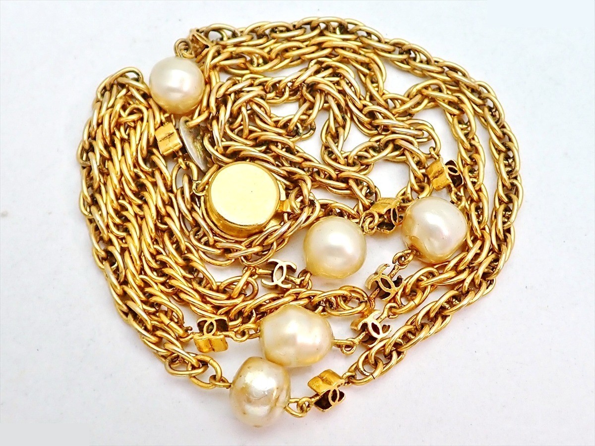 Stamped 1982, Coco Mark, Pearl, Total length approximately 90cm — view 4