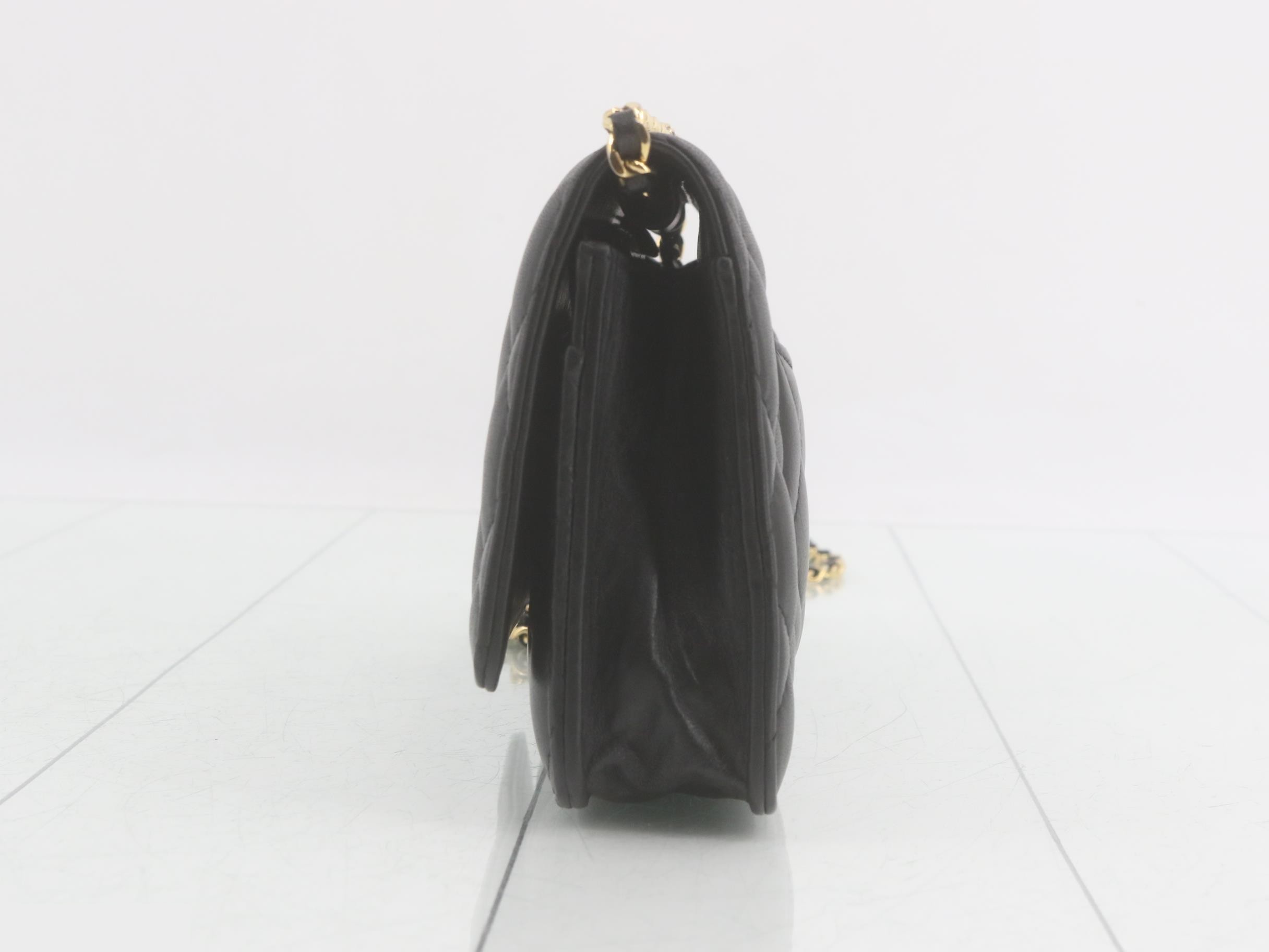 Matelassé Chain Shoulder Bag — view 3