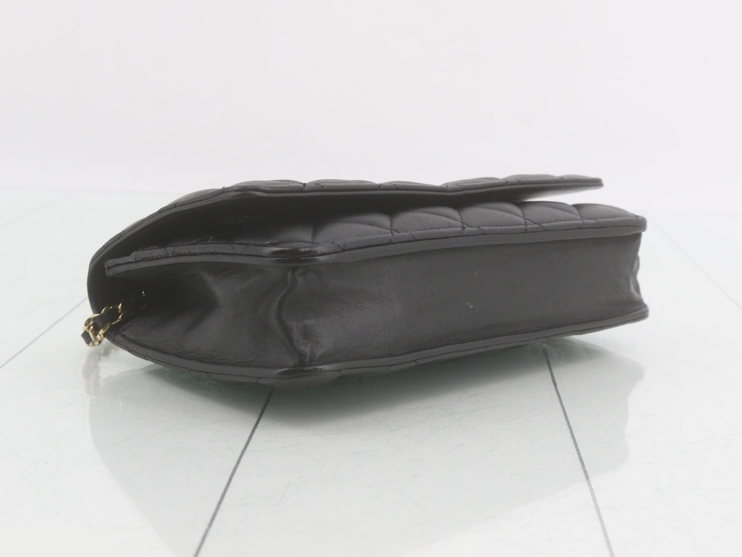 Matelassé Chain Shoulder Bag — view 5