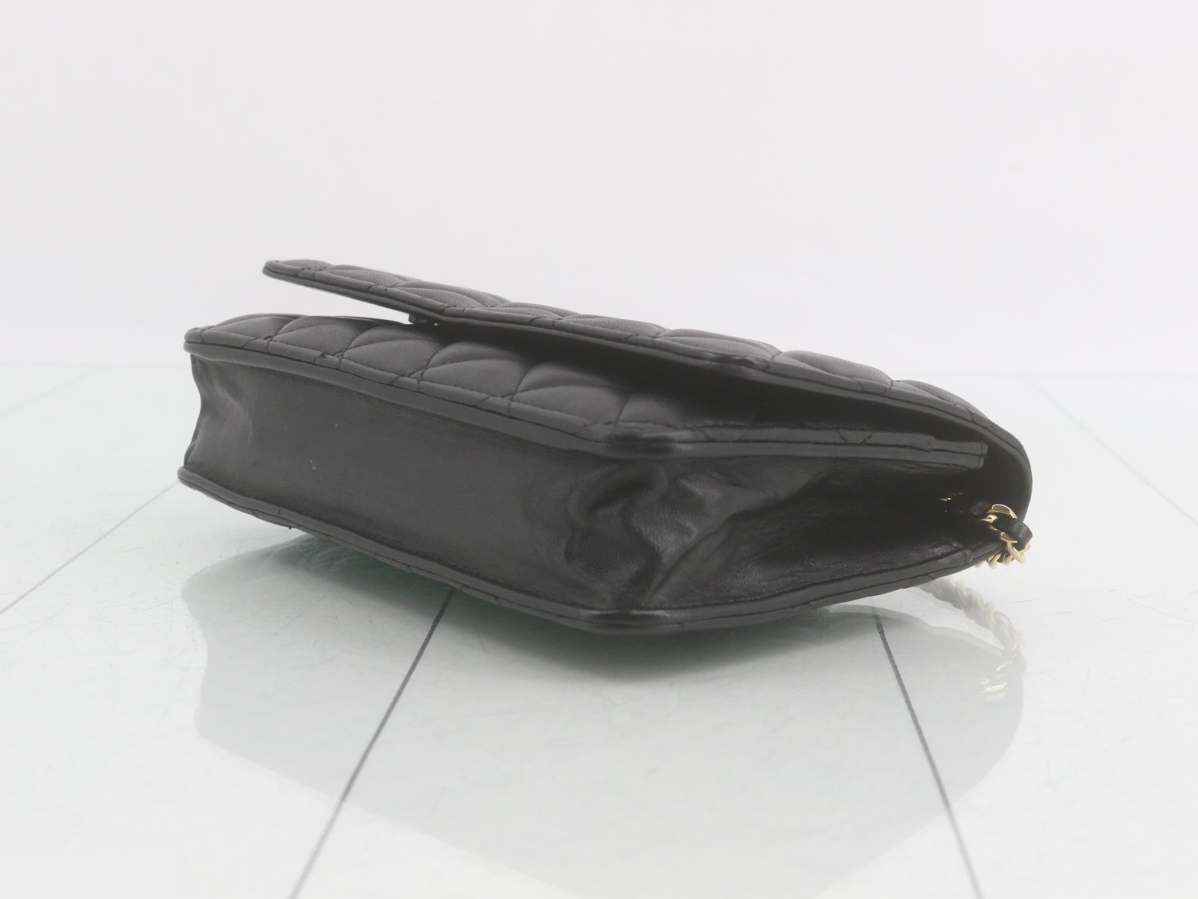 Matelassé Chain Shoulder Bag — view 6