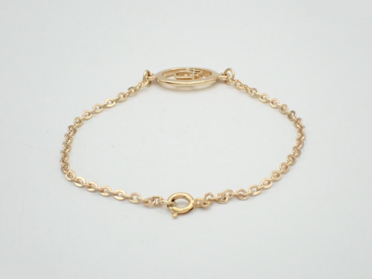 Other items in the line: Precious metal bracelets and bangles (metal), wrist circumference approximately 17.5 cm. — view 2
