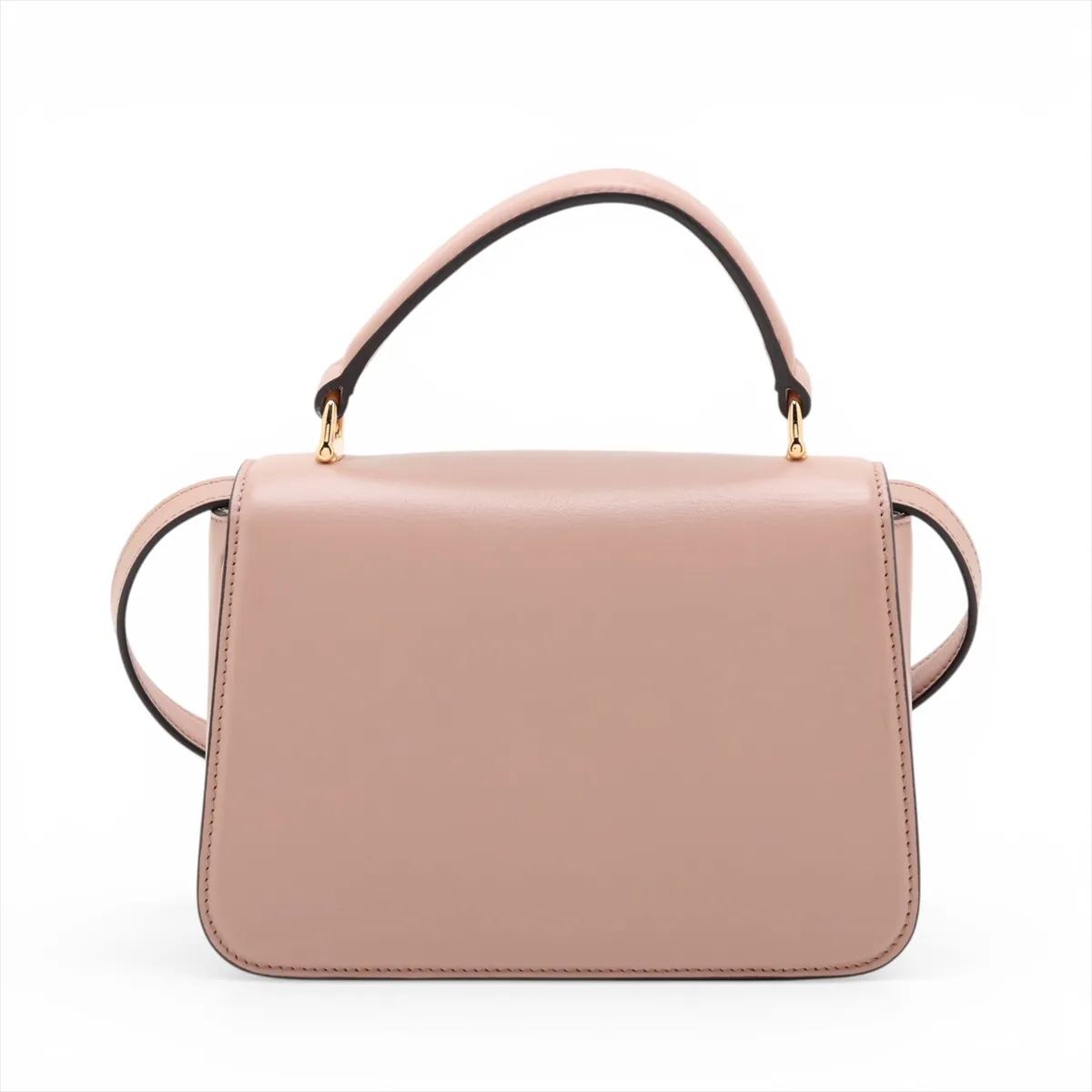 Siena Leather 2-Way Handbag, Beige, 855536 — view 2