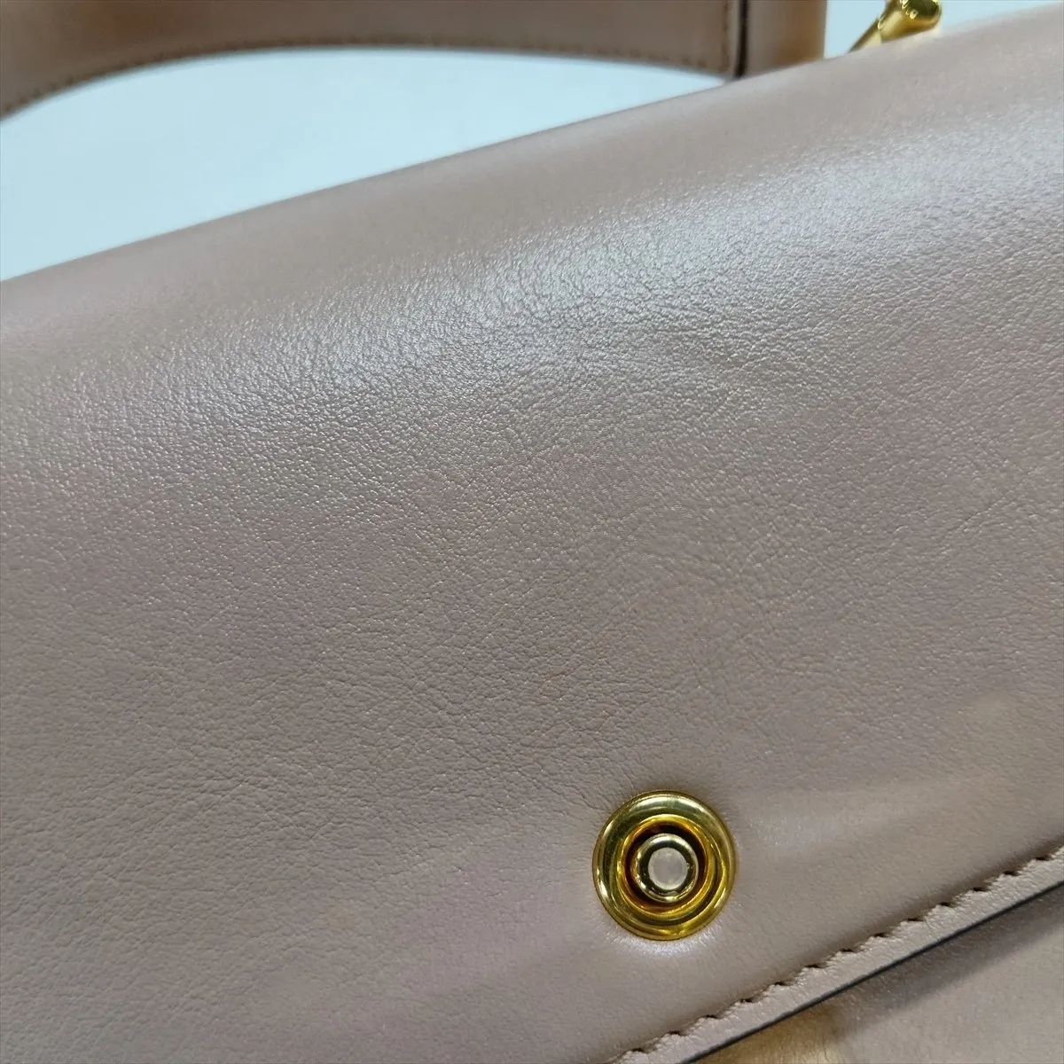 Siena Leather 2-Way Handbag, Beige, 855536 — view 14