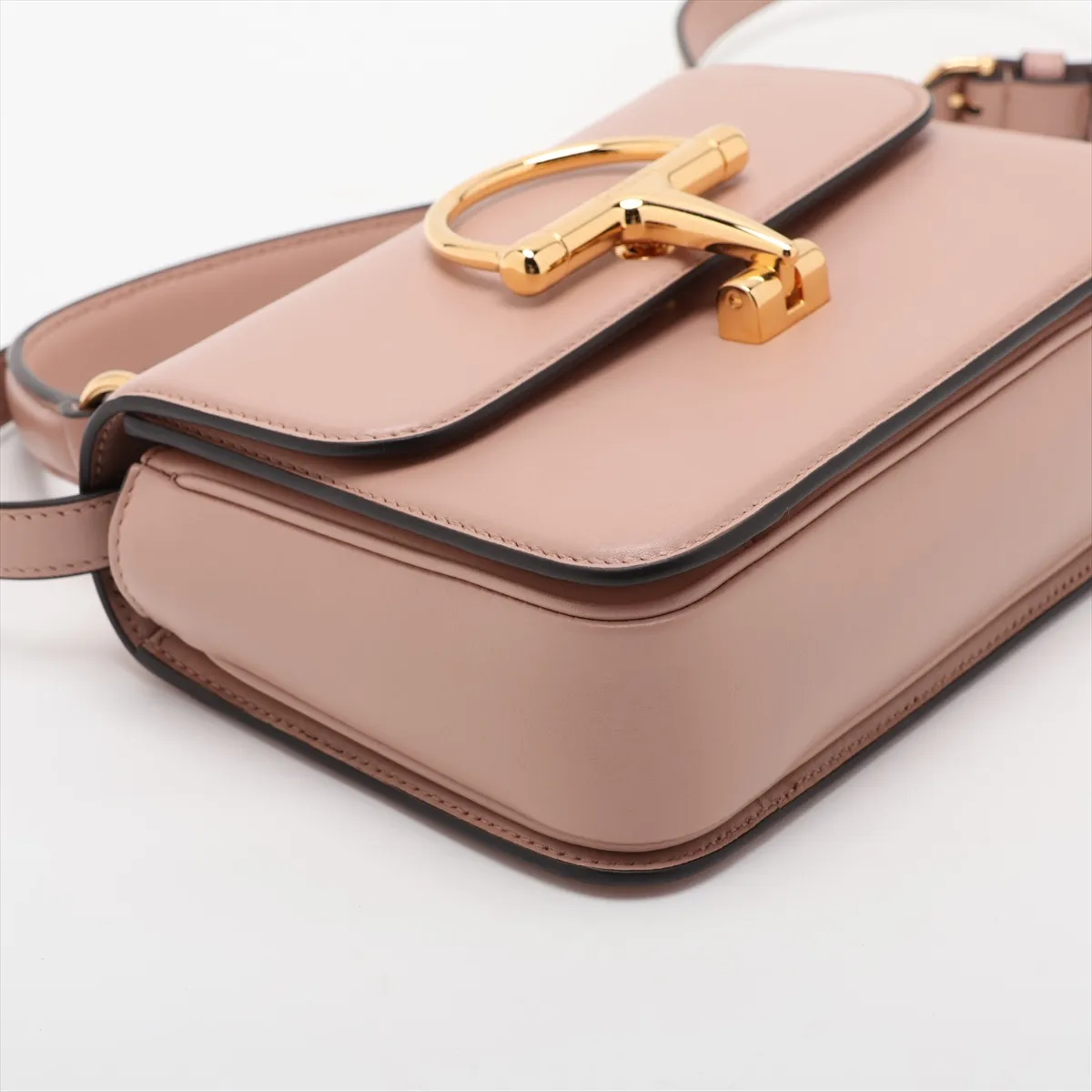 Siena Leather 2-Way Handbag, Beige, 855536 — view 4