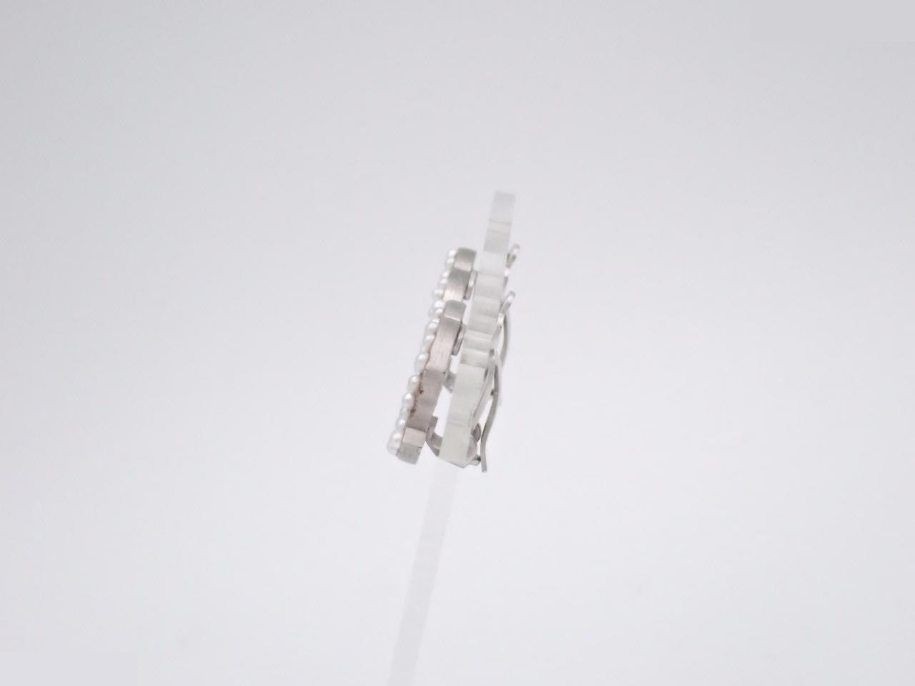 Coco Mark Pearl Earrings 04P — view 3