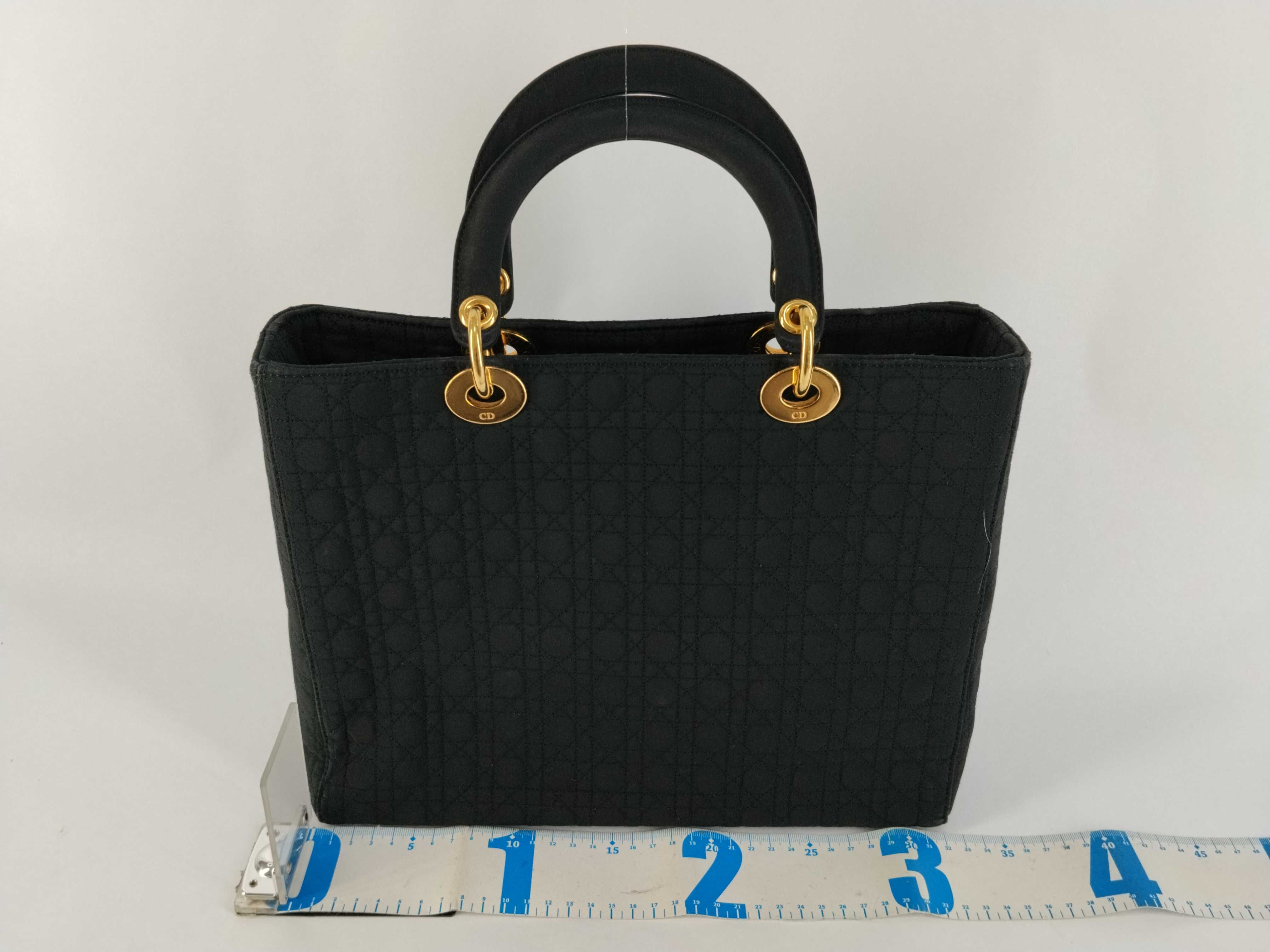 Lady Dior Cannage Nylon Handbag — view 2