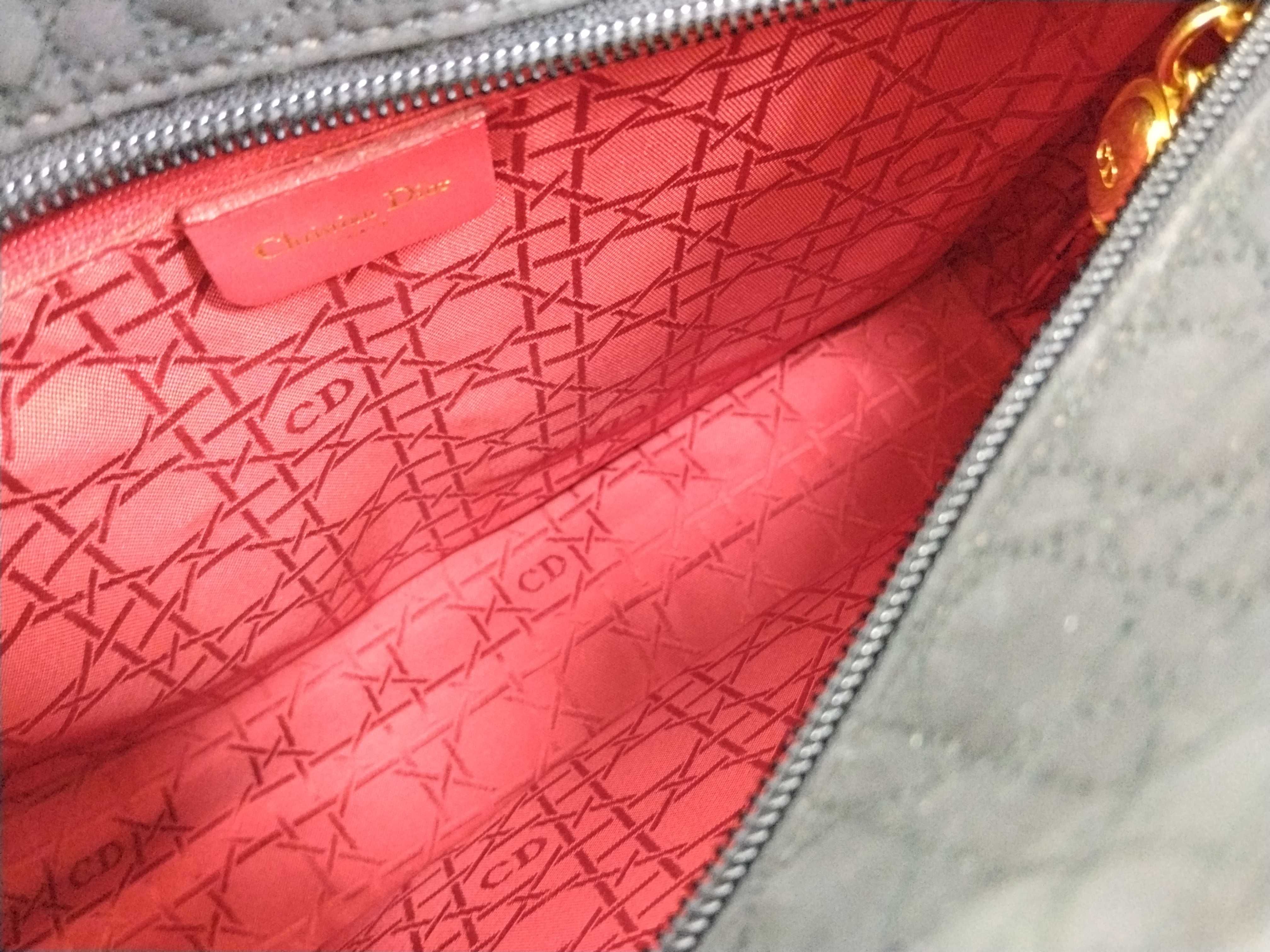 Lady Dior Cannage Nylon Handbag — view 12