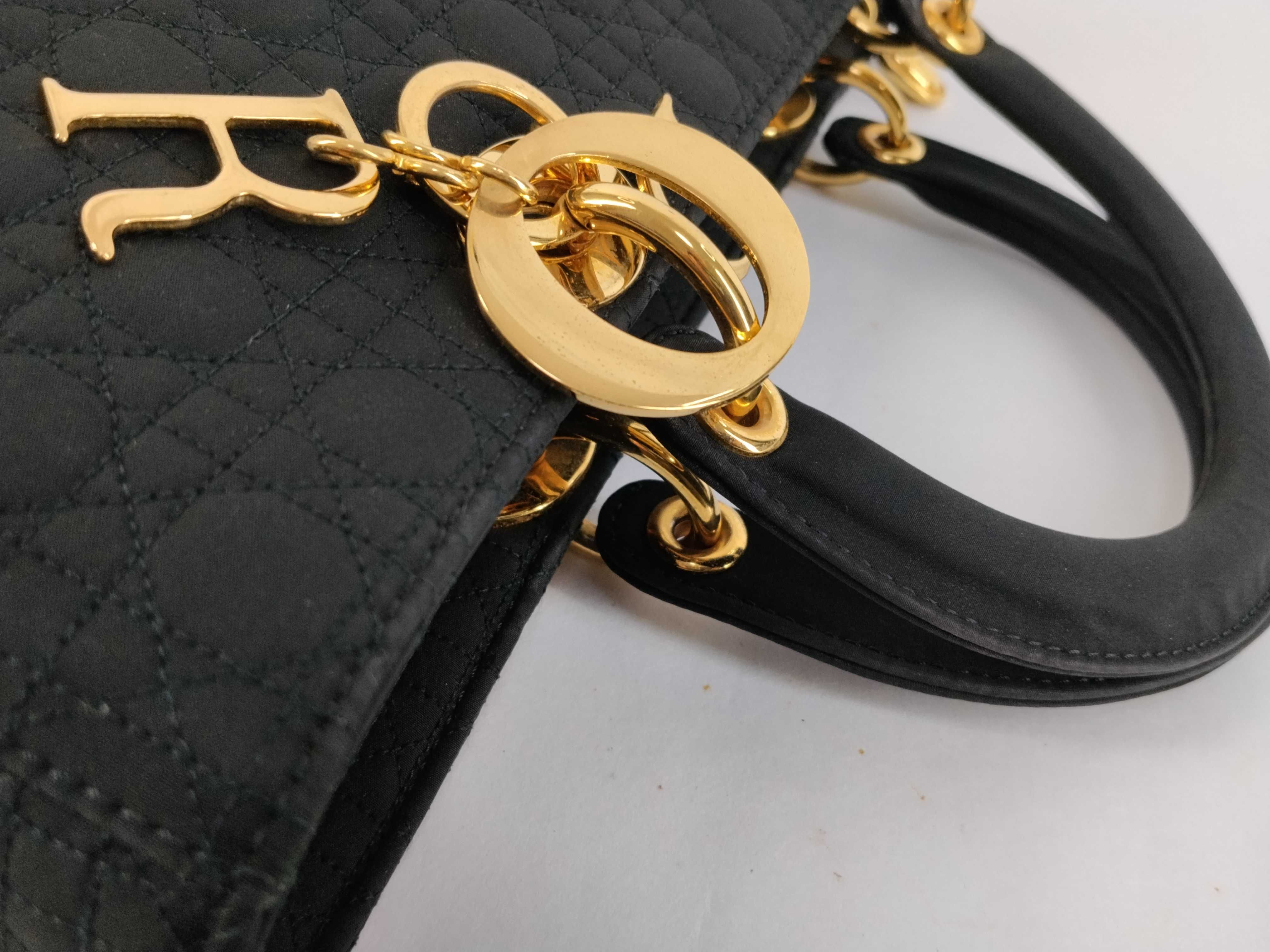 Lady Dior Cannage Nylon Handbag — view 5