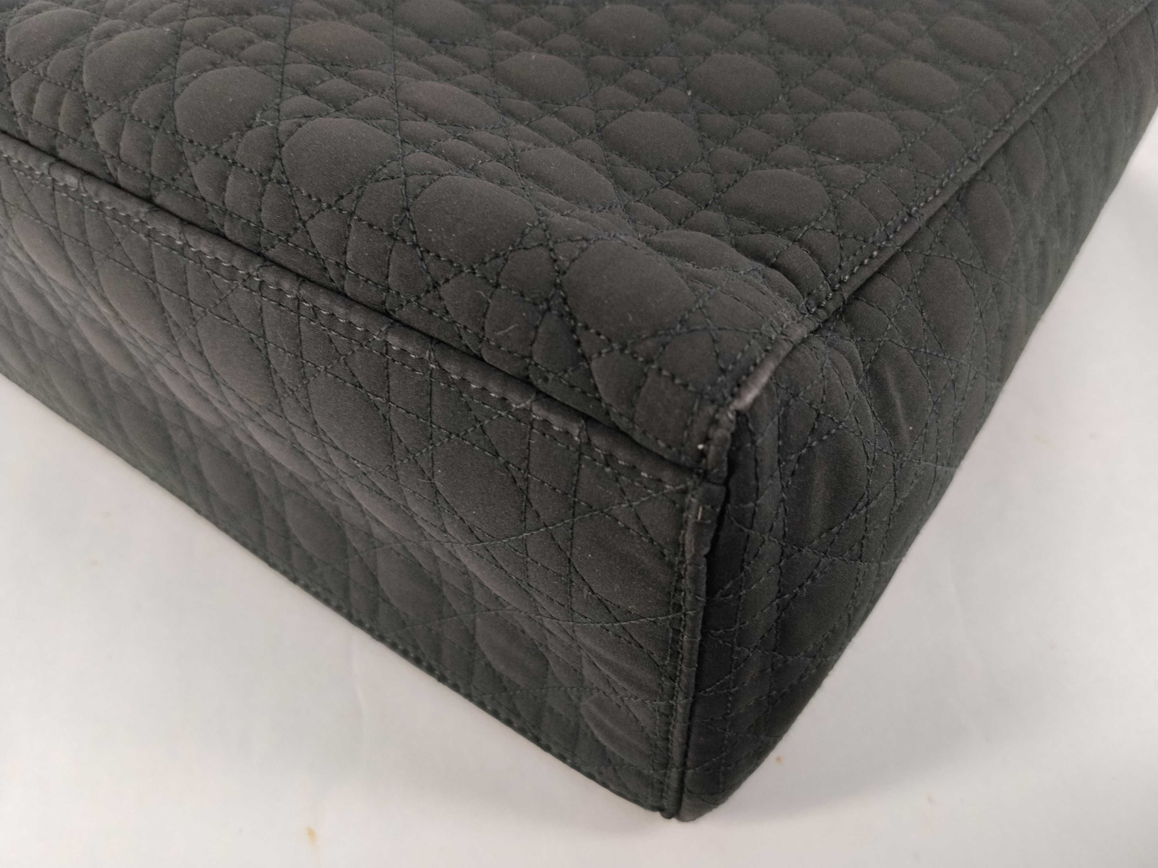 Lady Dior Cannage Nylon Handbag — view 6