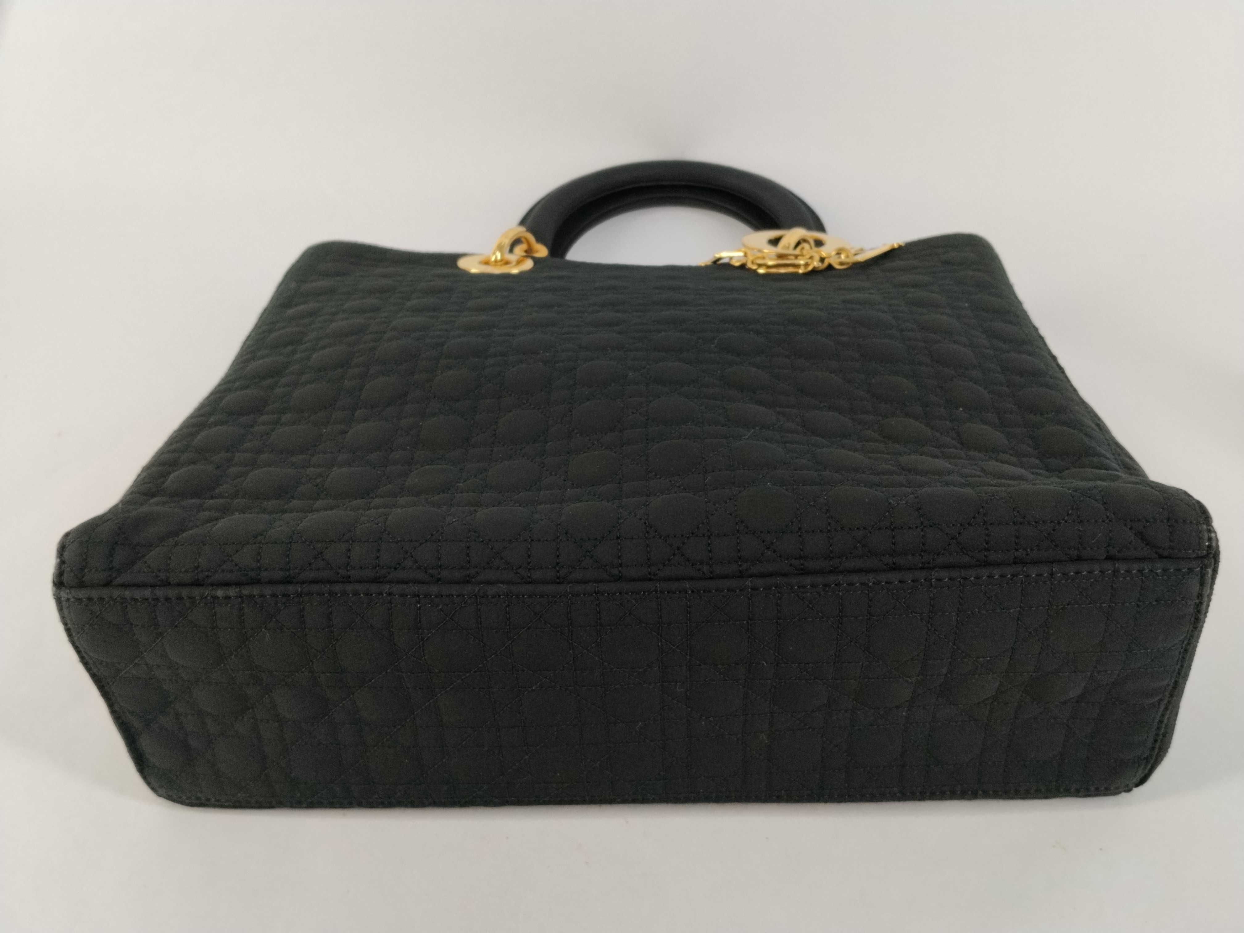 Lady Dior Cannage Nylon Handbag — view 7
