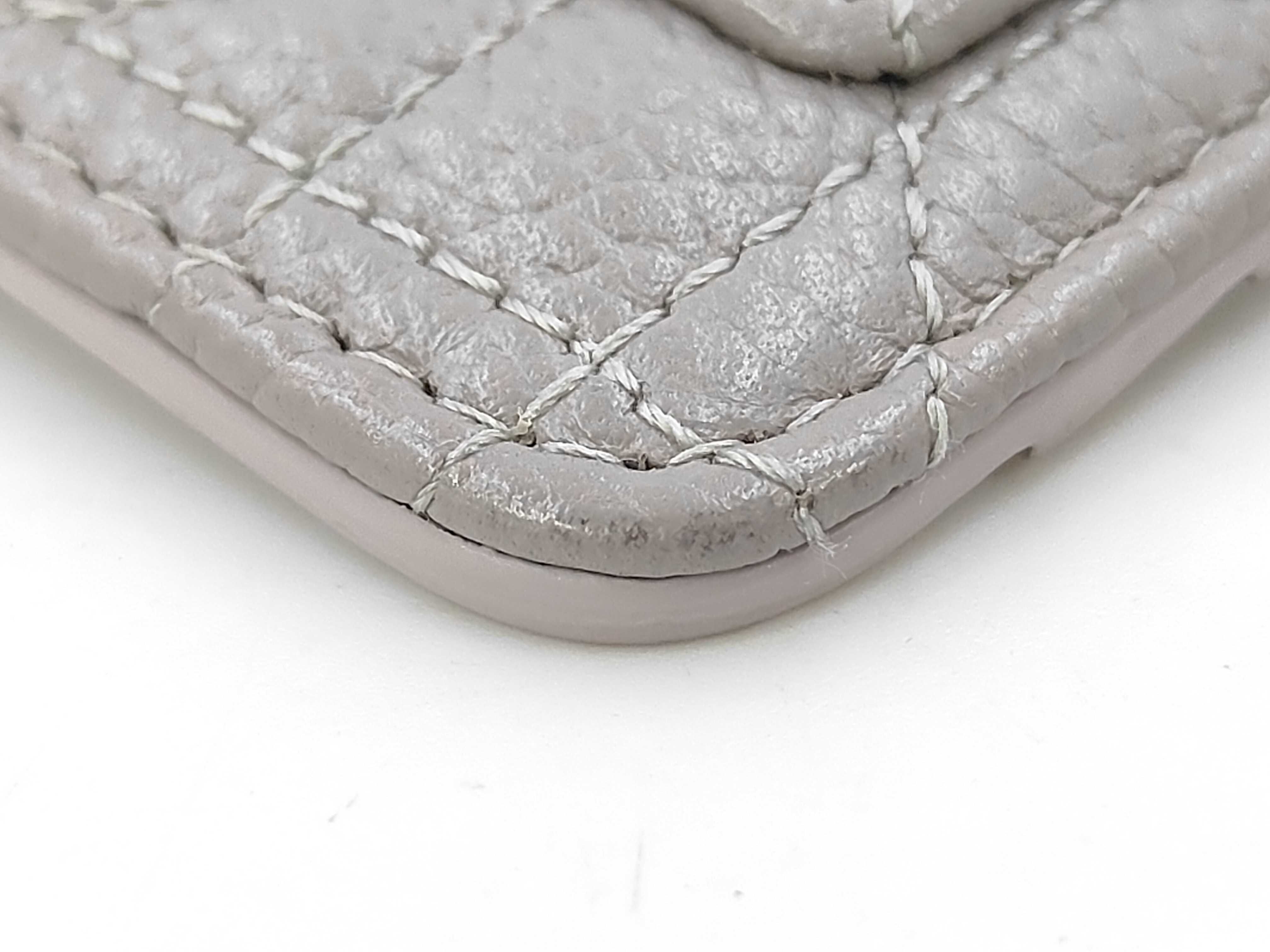 Calo Fragment Card Case, Leather, Gray, Limited Edition Color (Card Case/Pass Case/Business Card Holder) — view 3